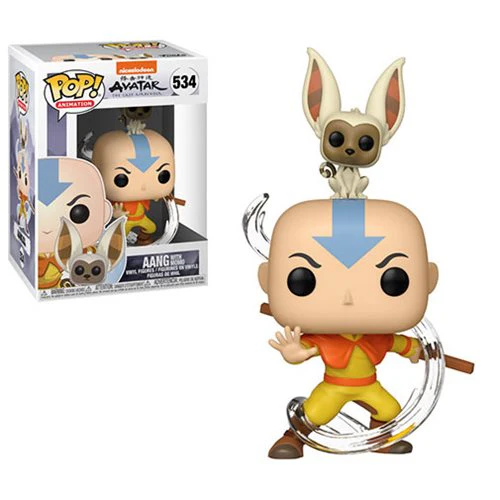Funko Pop! Avatar Aang with Momo Vinyl Figure