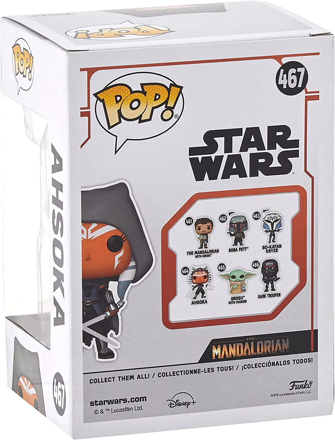 Funko Pop! Star Wars: The Mandalorian Ahsoka Vinyl Figure - Image 2