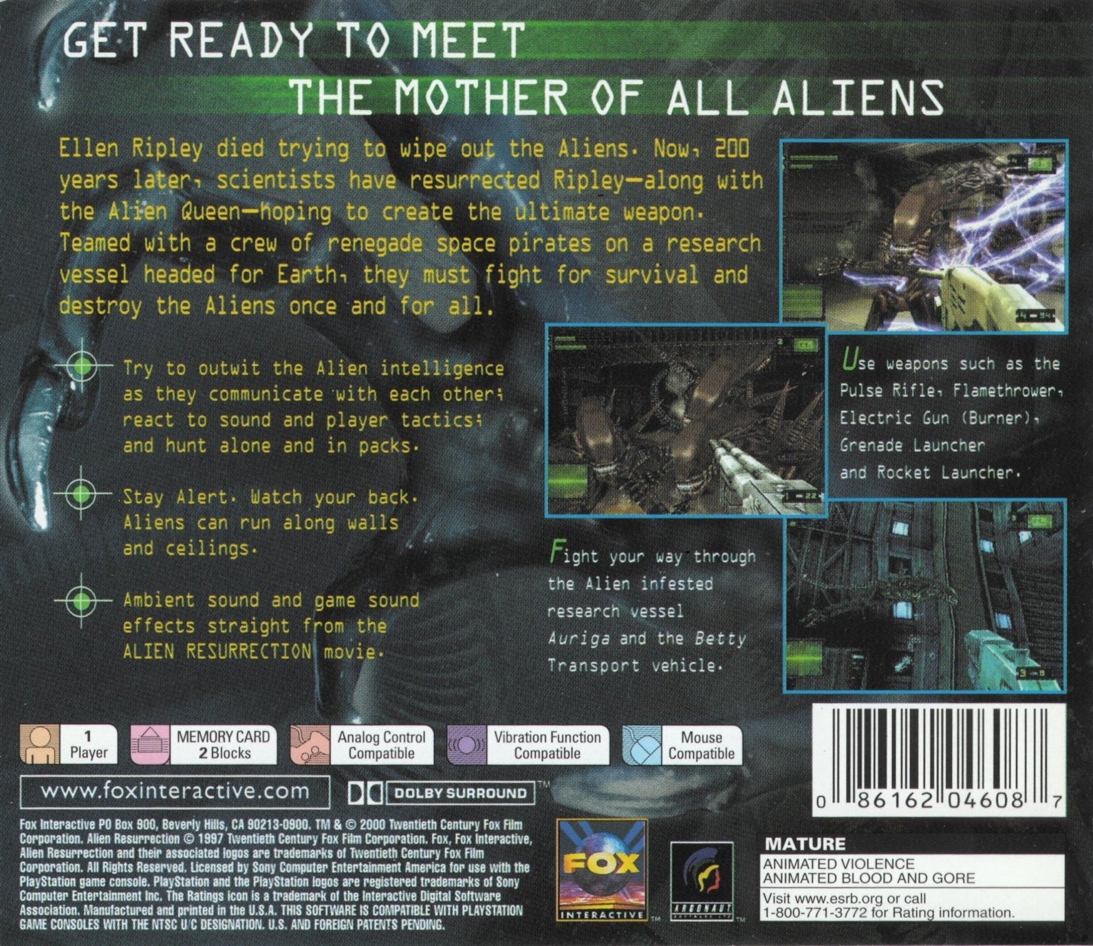 Alien Resurrection - PlayStation - Image 2