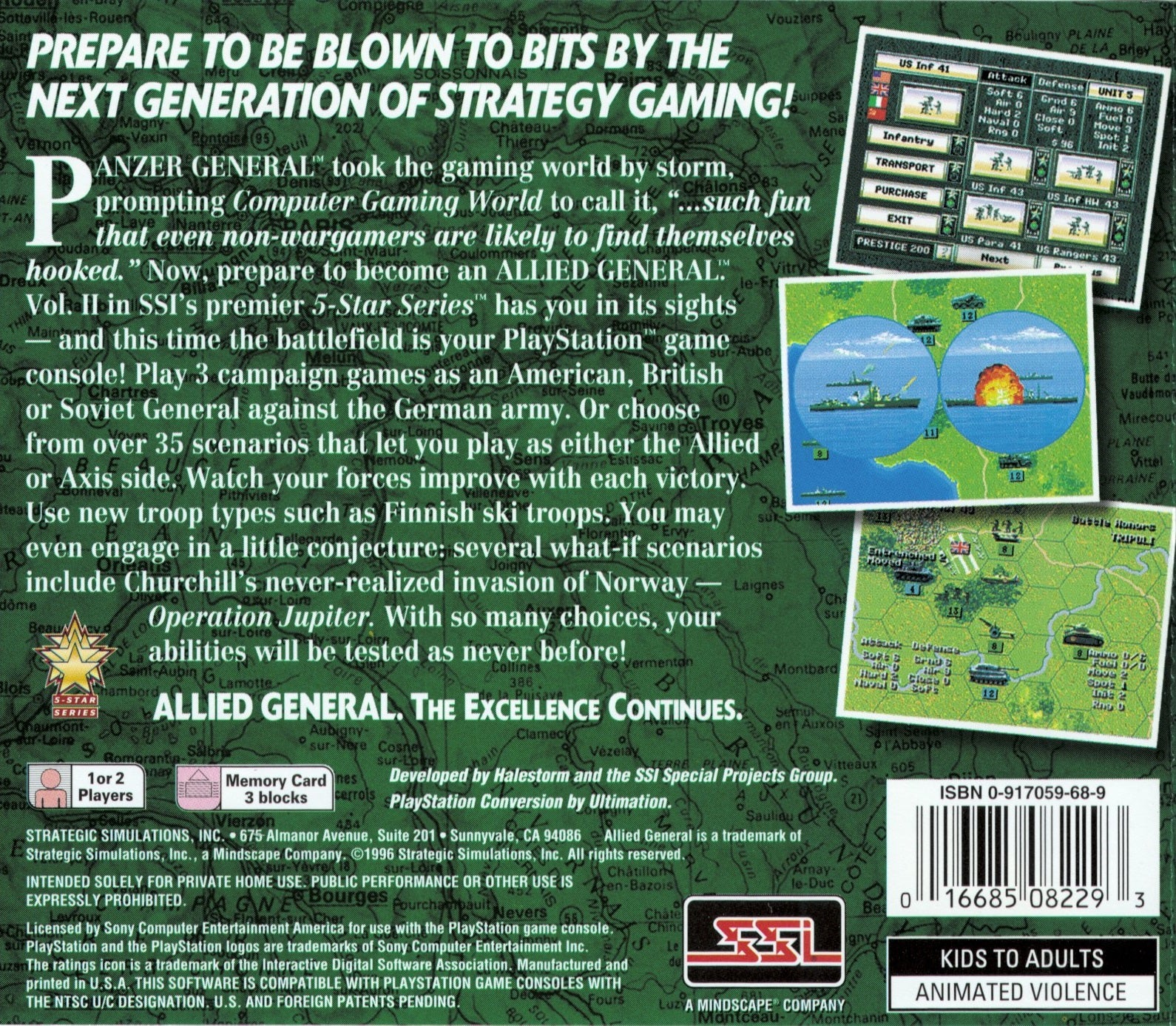 Allied General - PlayStation - Image 2