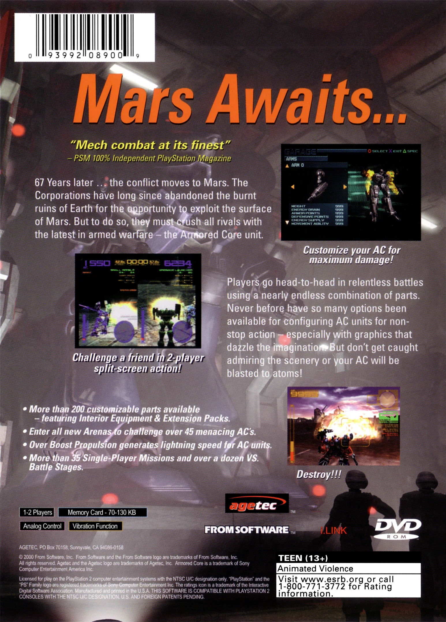Armored Core 2 Another Age - PlayStation 2 - Image 2