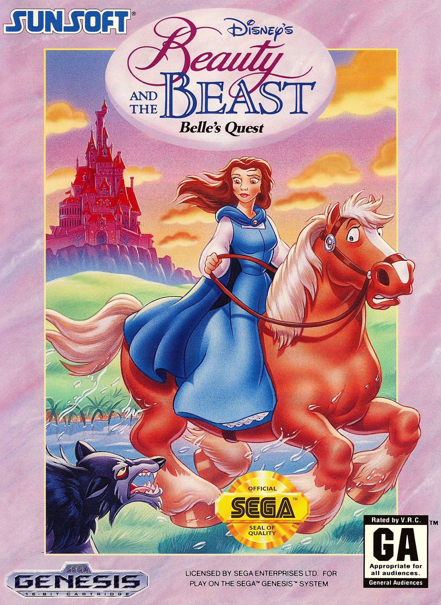 Beauty and the Beast: Belle's Quest - Sega Genesis