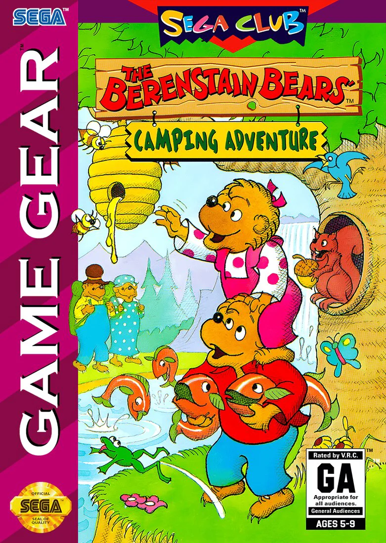 Berenstain Bears Camping Adventures - Sega Game Gear
