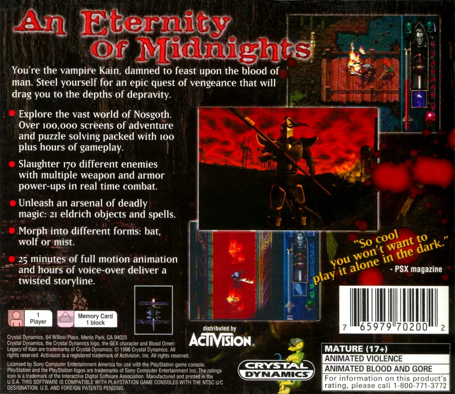 Blood Omen: Legacy of Kain - PlayStation - Image 2