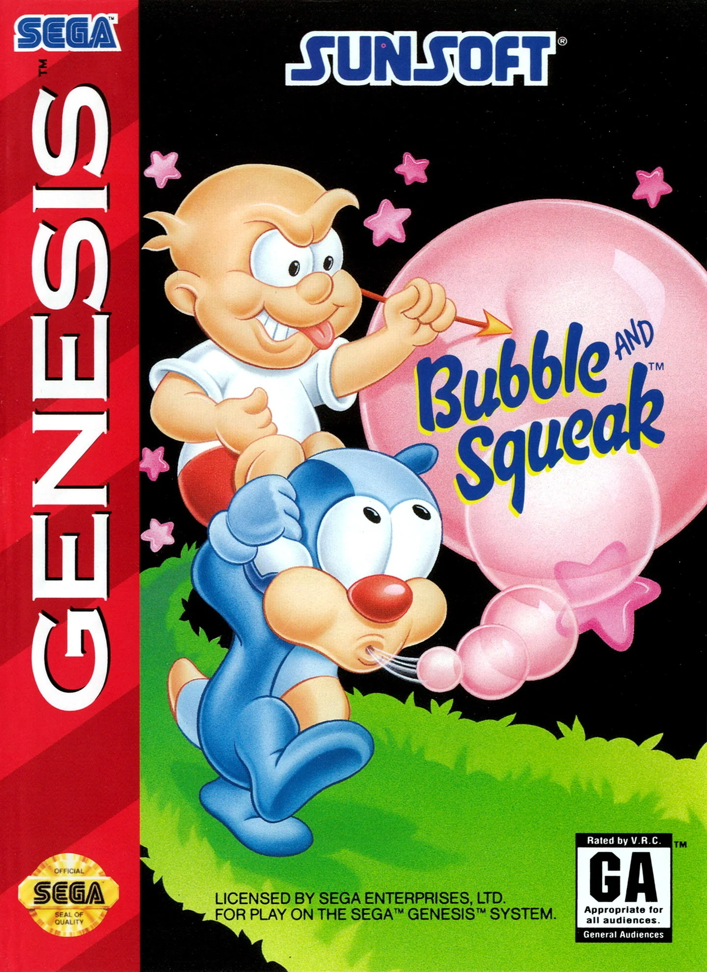 Bubble and Squeak - Sega Genesis