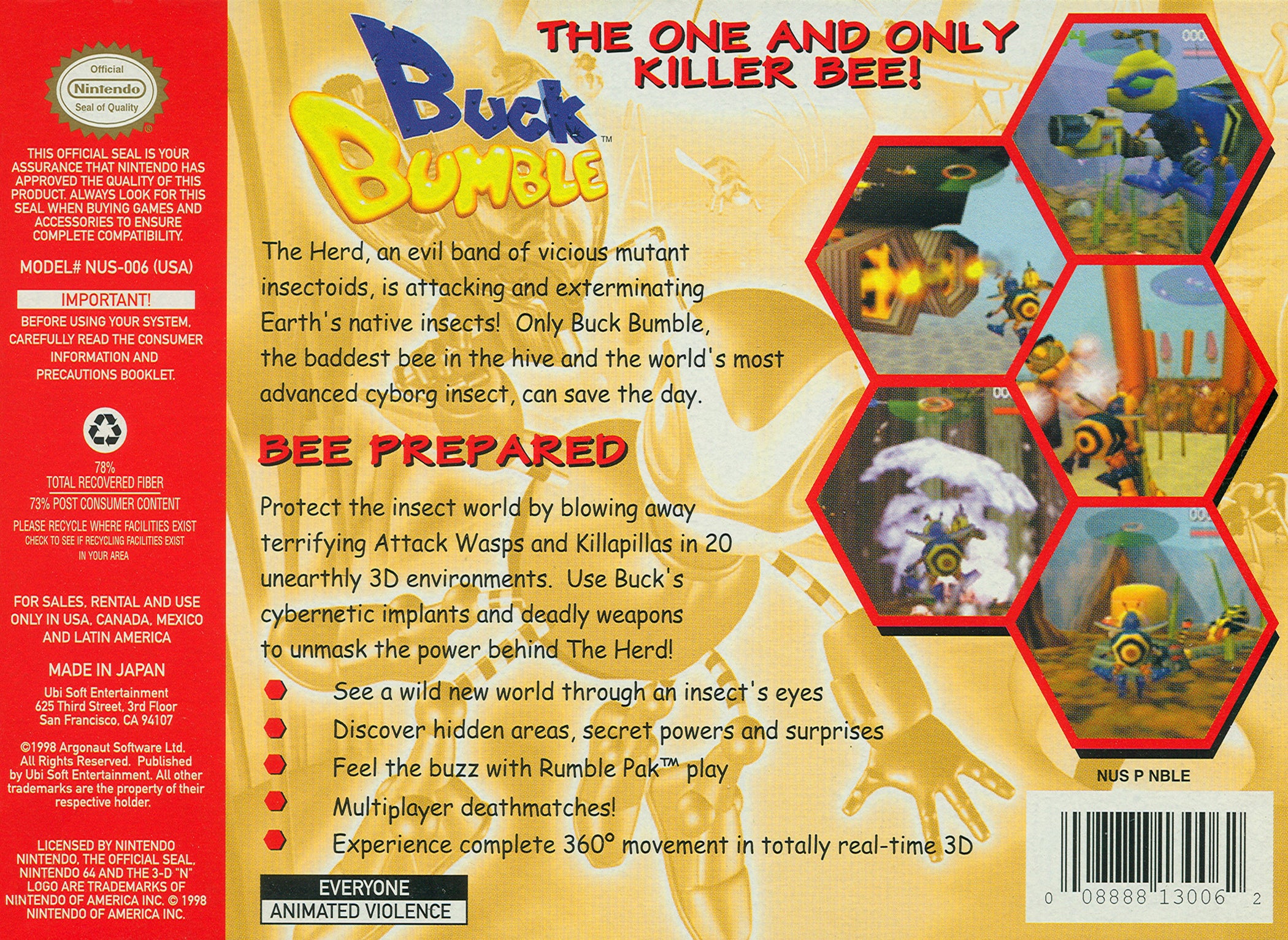 Buck Bumble - Nintendo 64 - Image 2
