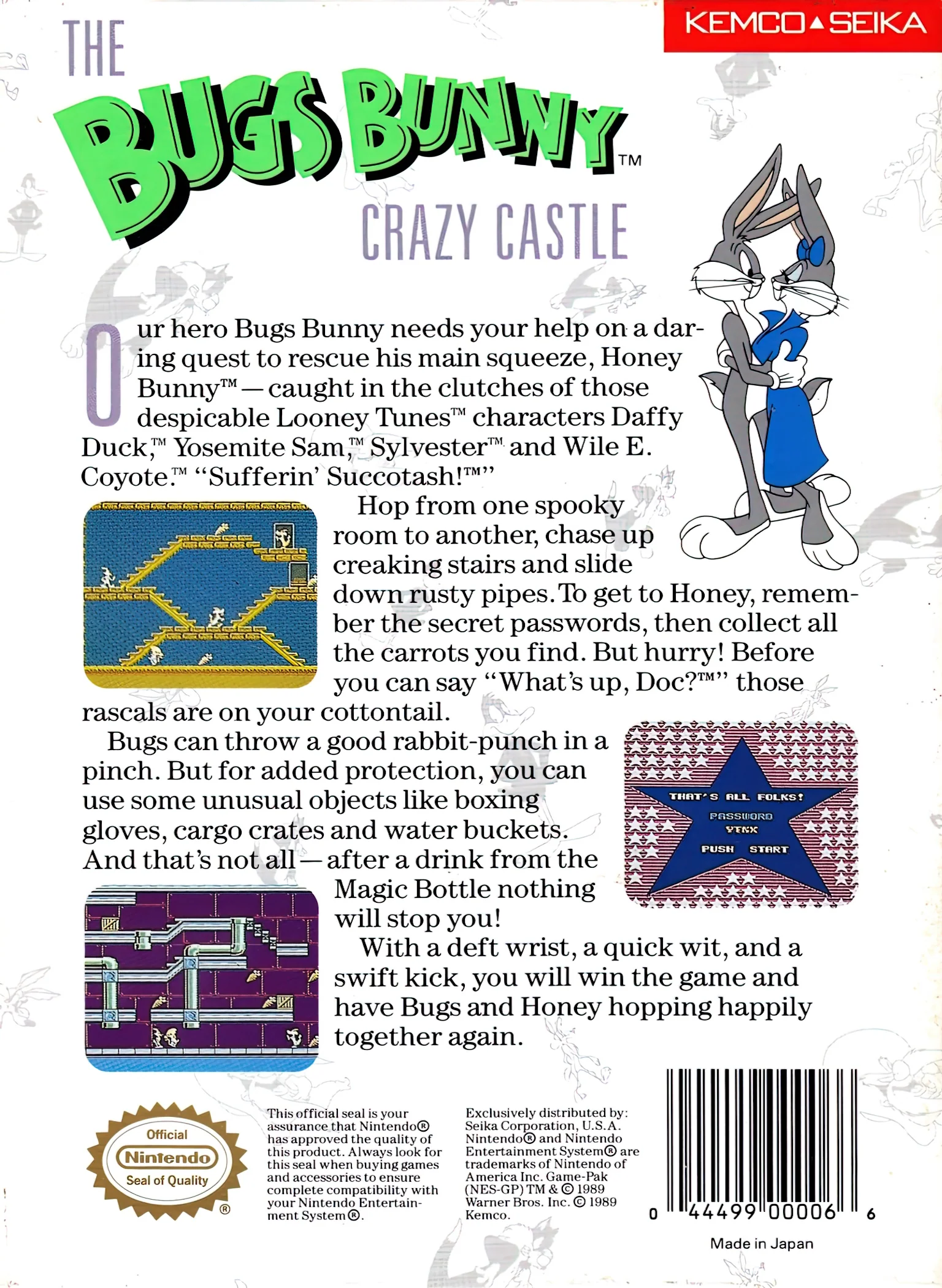 The Bugs Bunny Crazy Castle - NES - Image 2