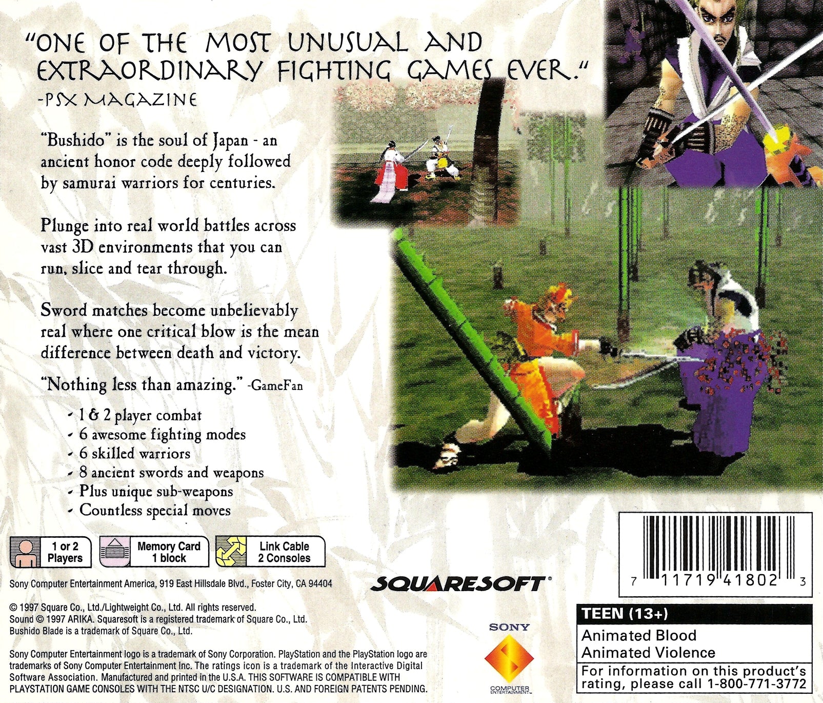Bushido Blade - PlayStation - Image 2