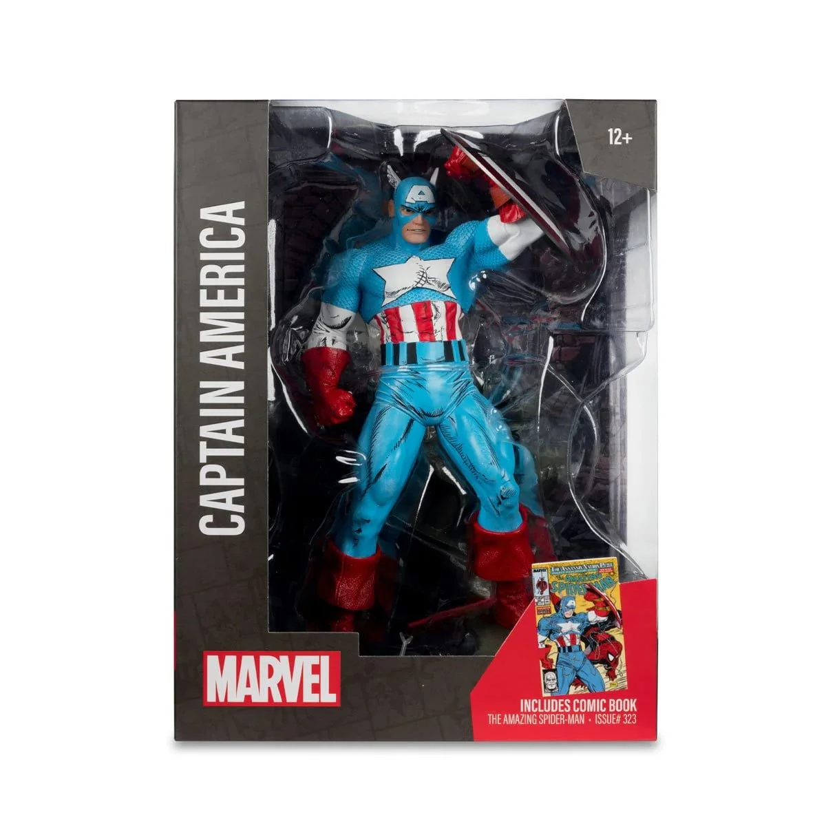 Marvel Wave 1 Captain America The Amazing Spider-Man #323 1:6 Scale Posed Figure