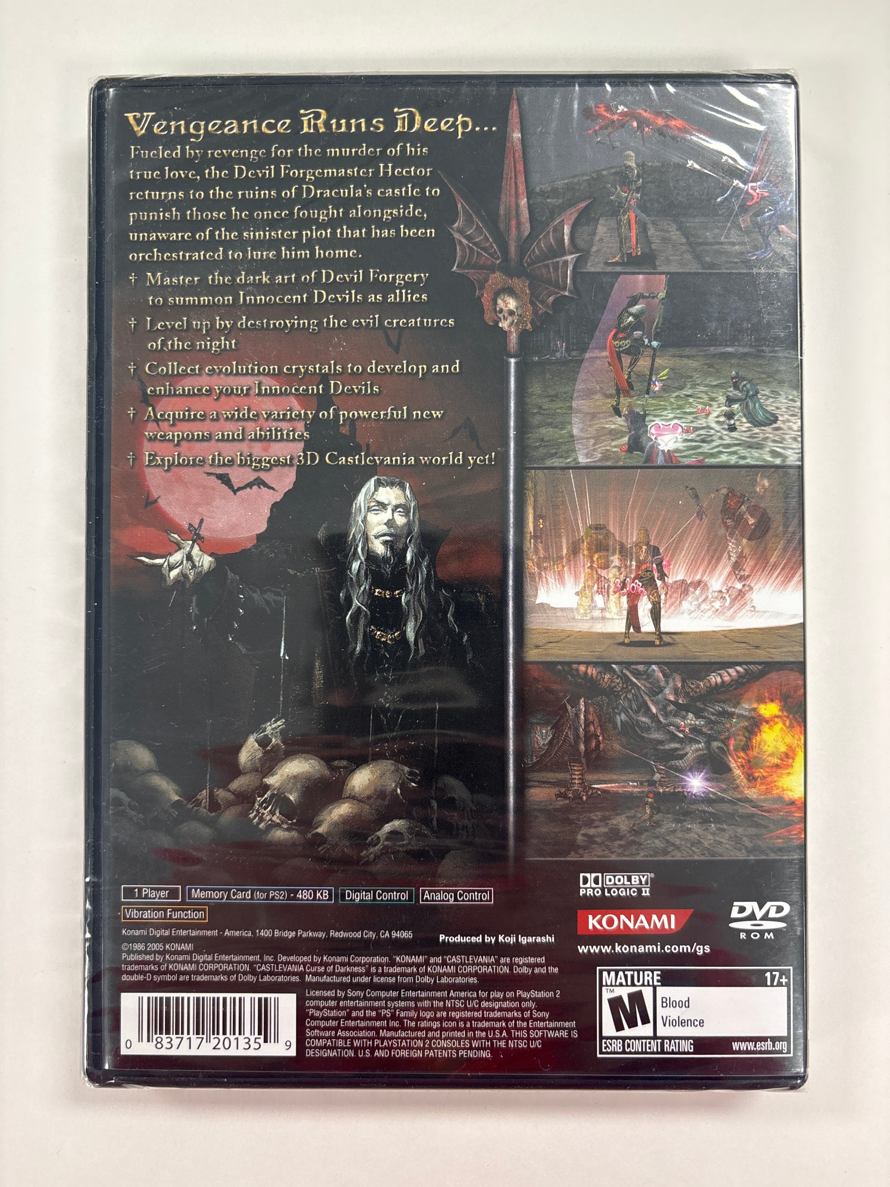 Castlevania: Curse of Darkness - PlayStation 2 PS2 Brand New & Factory Sealed! - Image 2