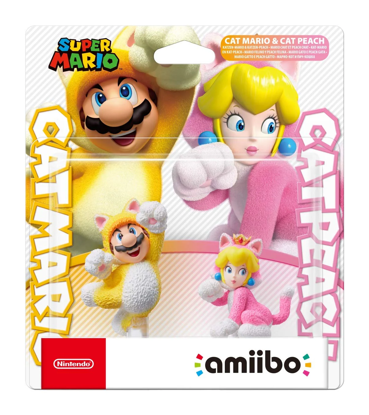 amiibo Super Mario Cat Mario & Cat Peach