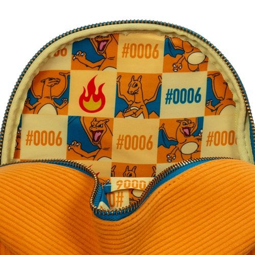 Pokemon Charizard Corduroy Convertible Mini-Backpack - Entertainment Earth Exclusive - Image 7