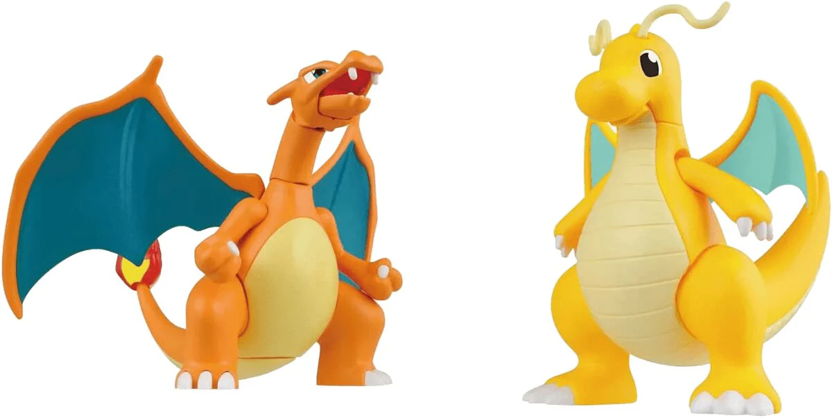 Pokemon Charizard and Dragonite Model Kit - Image 2