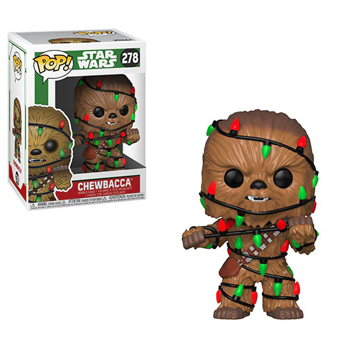 Funko Pop! Star Wars: Chewbacca with Christmas Lights Vinyl Figure
