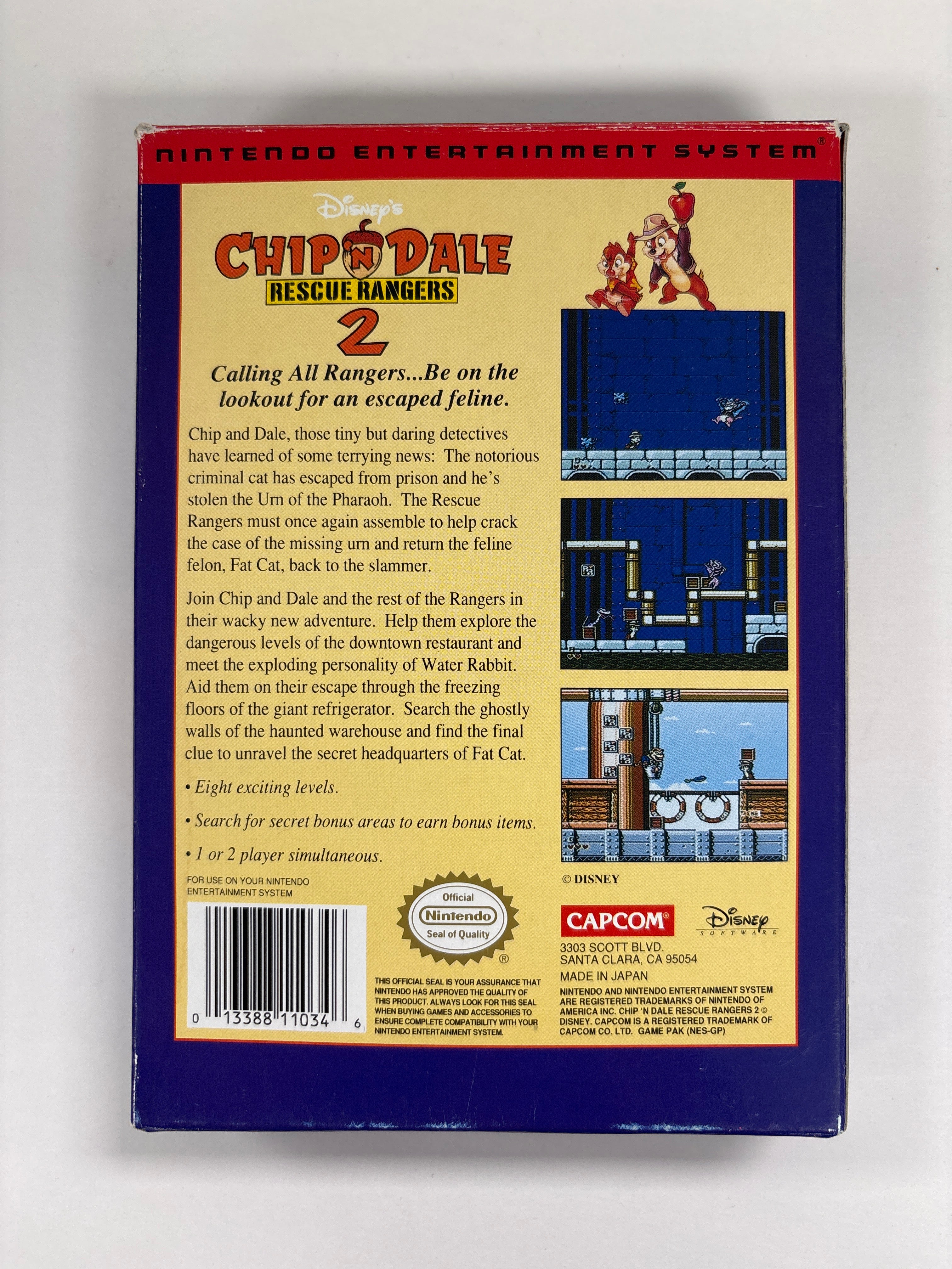 Chip 'N Dale: Rescue Rangers 2 - NES Box & Inserts Only No Game or Manual - Image 3