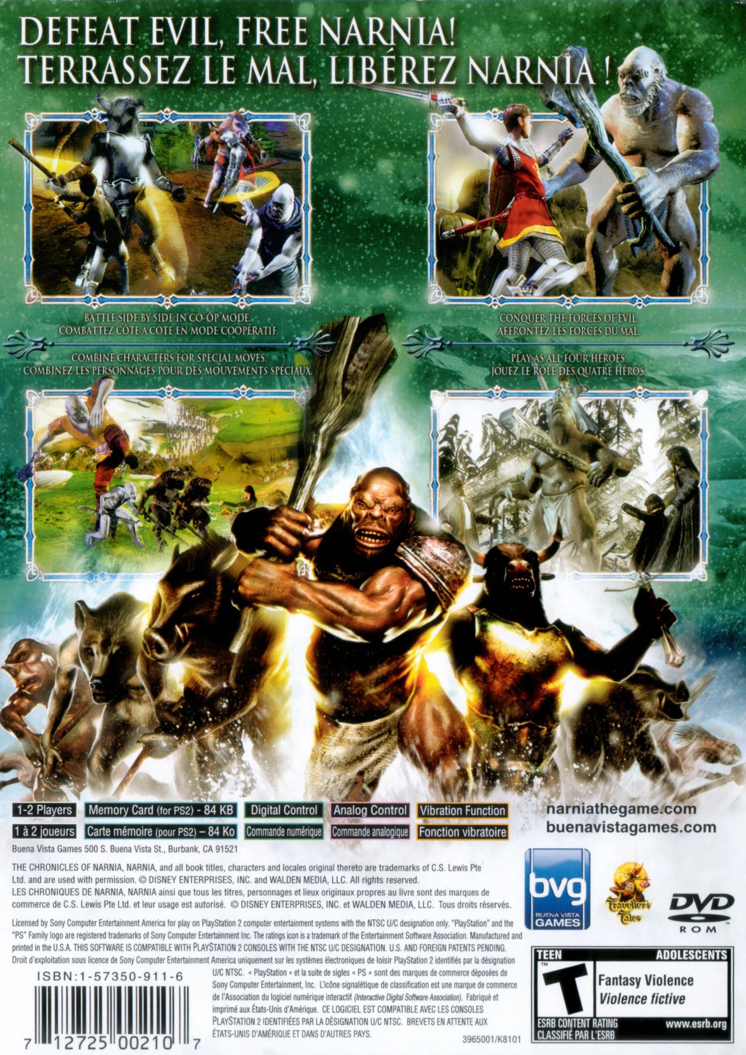 The Chronicles of Narnia The Lion, The Witch, and The Wardrobe - PlayStation 2 - Image 2