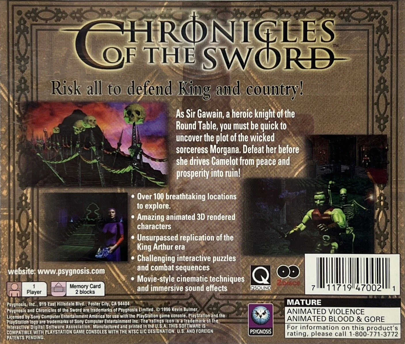 Chronicles of the Sword [2 Discs] - PlayStation - Image 2