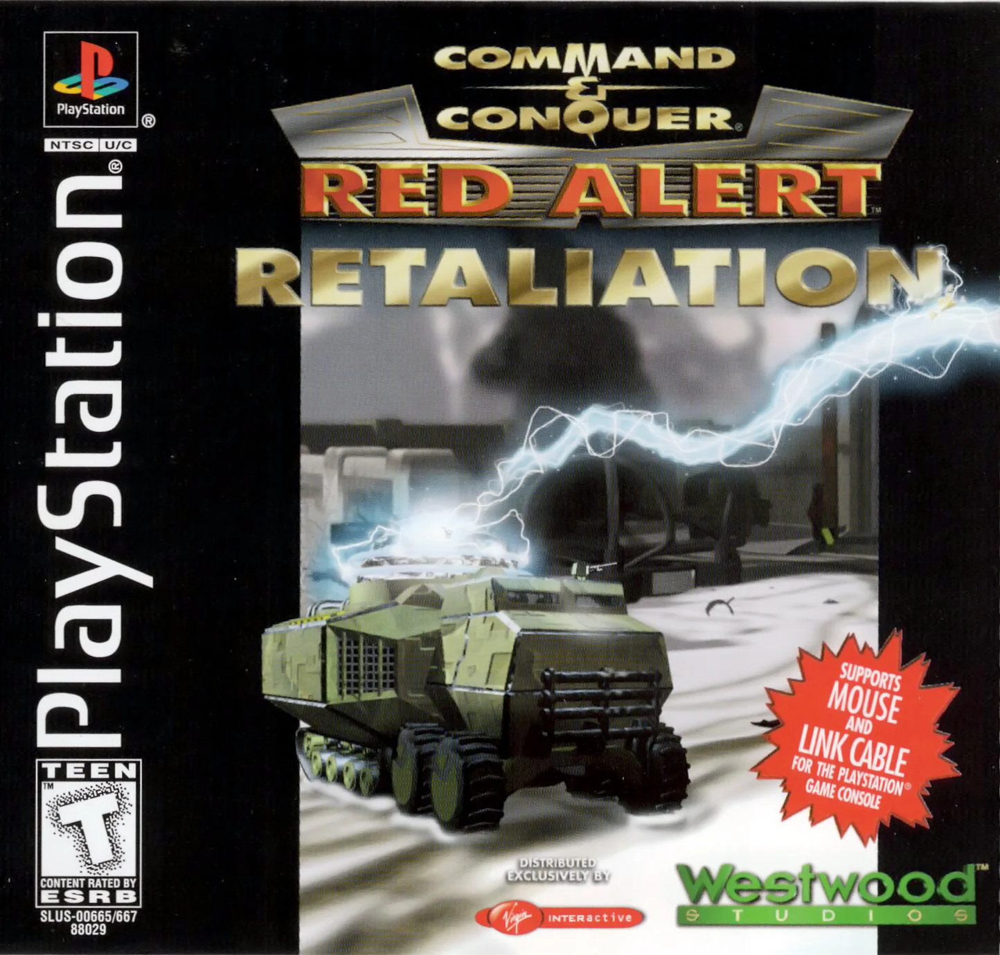 Command & Conquer: Red Alert Retaliation [2 Discs] - PlayStation