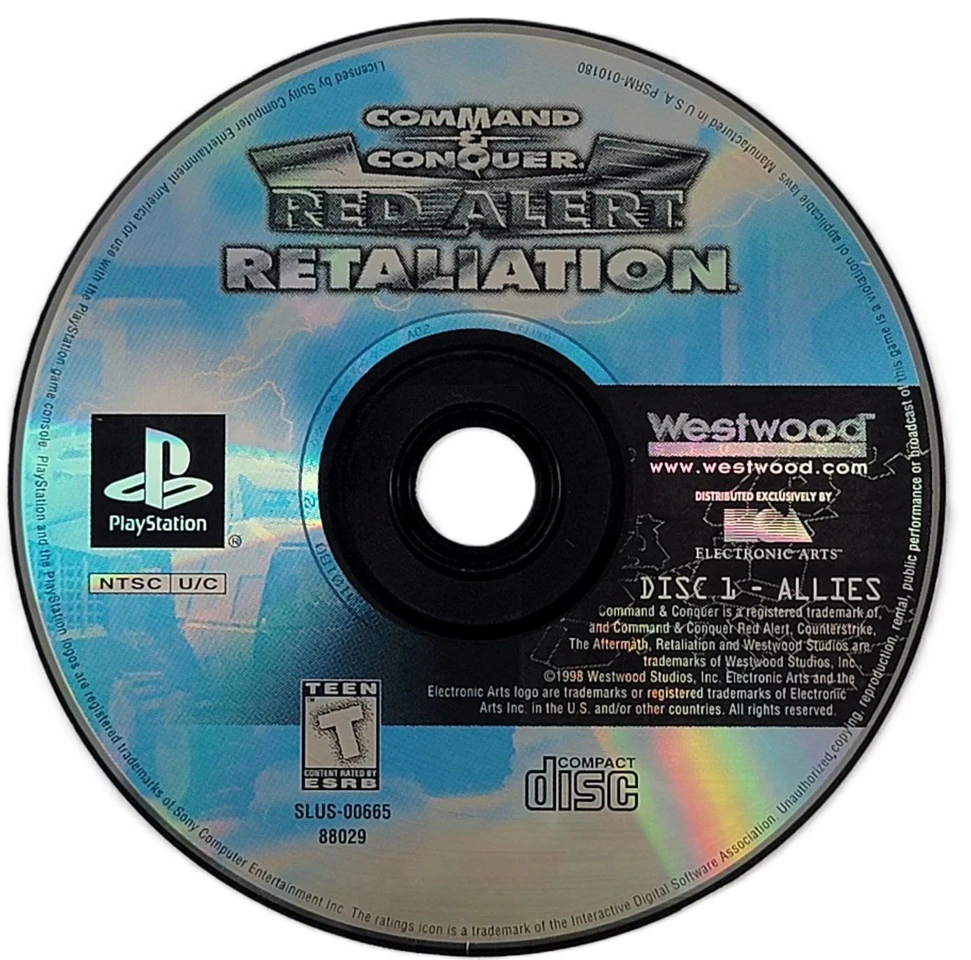 Command & Conquer: Red Alert Retaliation [2 Discs] - PlayStation - Image 3
