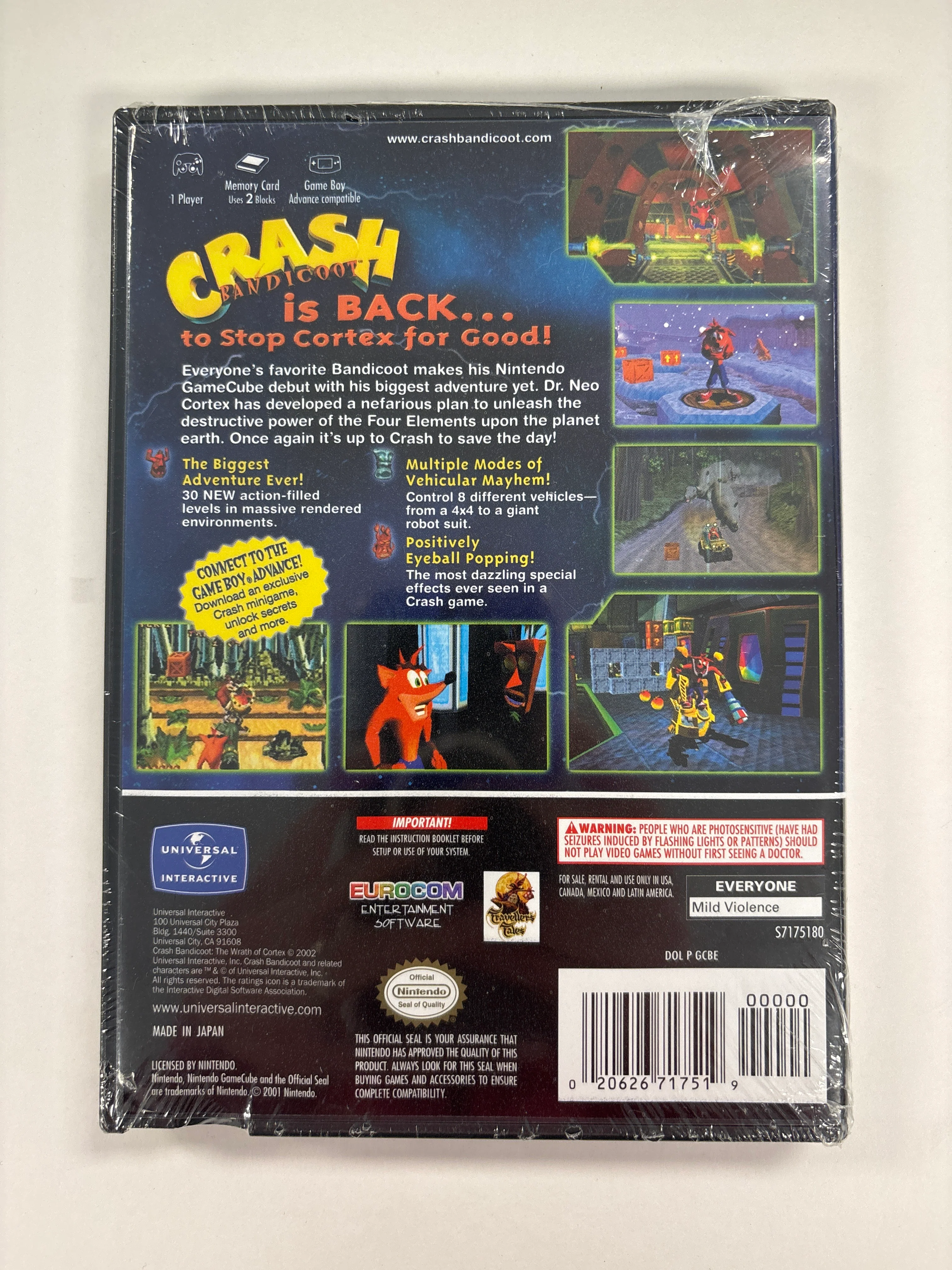 Crash Bandicoot: The Wrath of Cortex - GameCube Brand New & Factory Sealed - Image 2