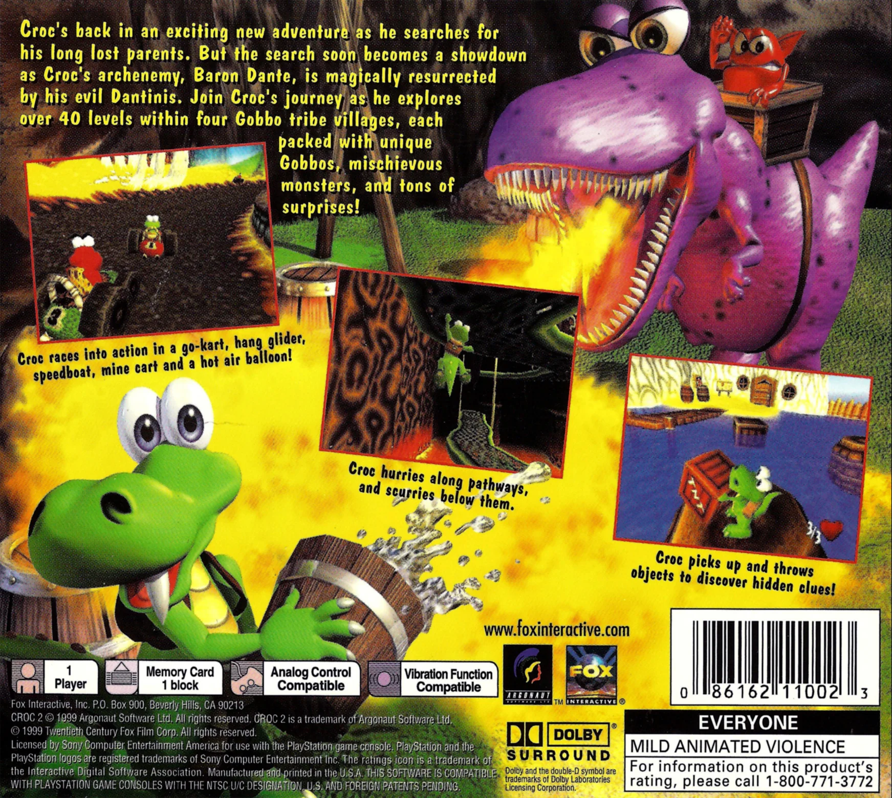 Croc 2 - PlayStation - Image 2