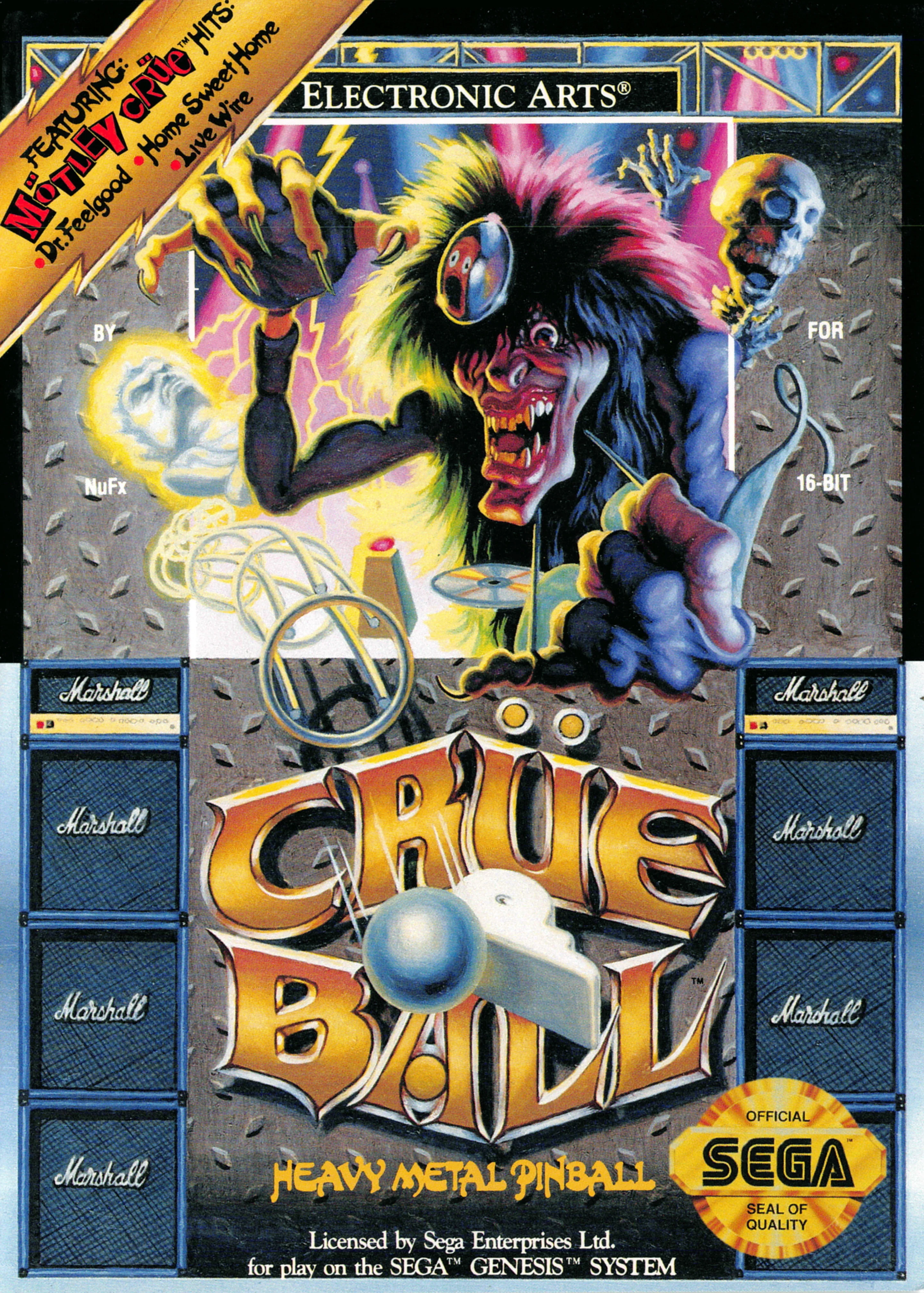Crue Ball - Sega Genesis
