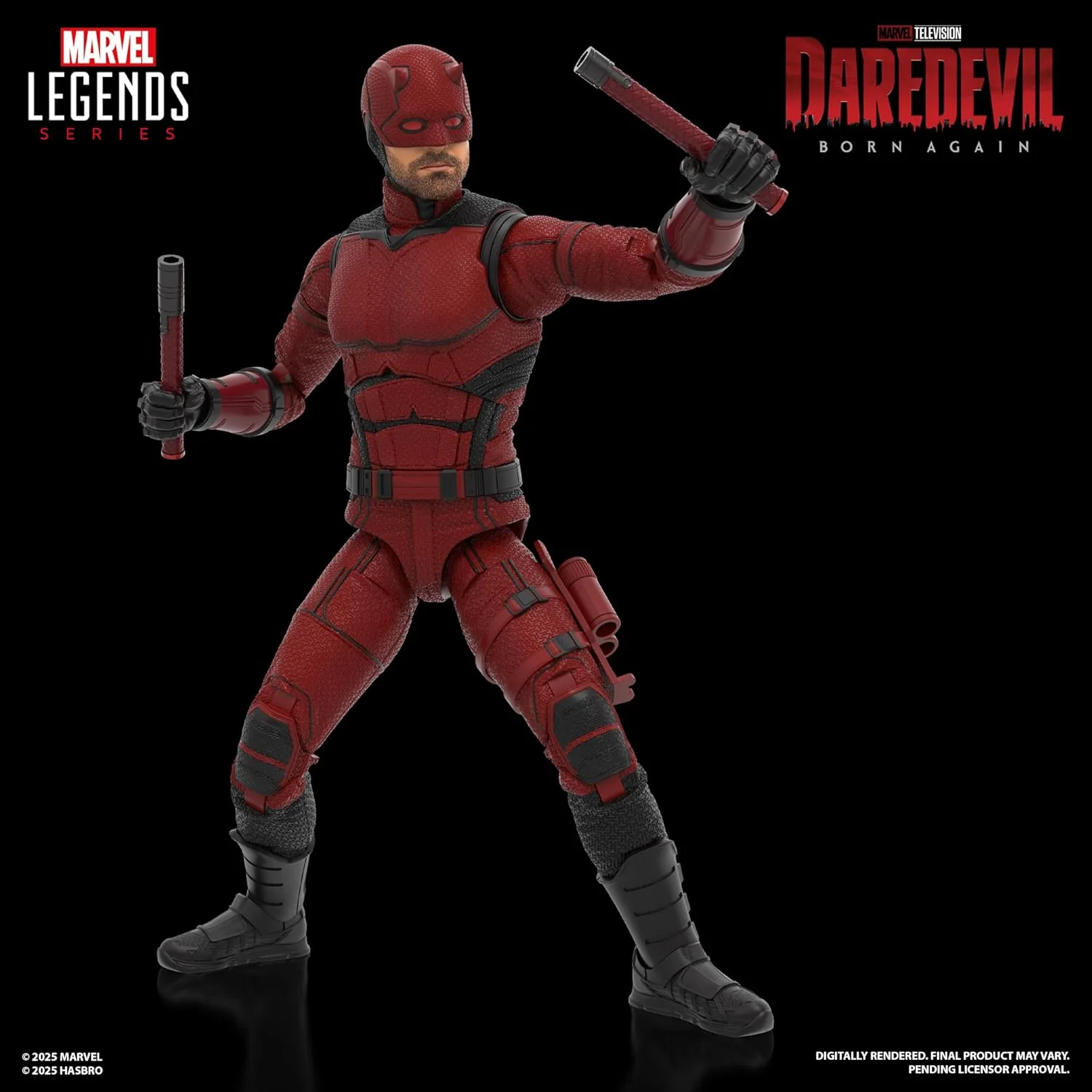 Marvel Legends Daredevil: Born Again Daredevil 6" Action Figure - Image 2