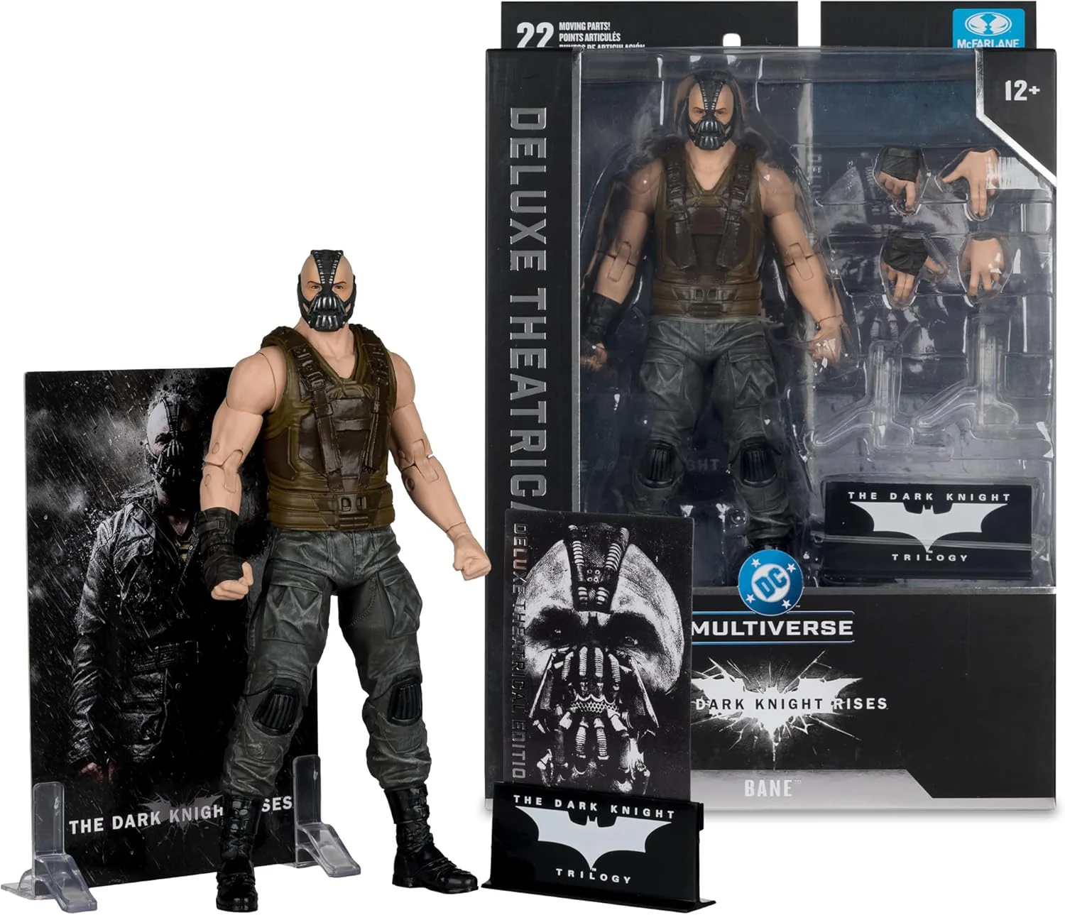 McFarlane DC Multiverse Deluxe Theatrical Edition Wave 3 The Dark Knight Rises Bane 7" Scale Action Figure - Image 7