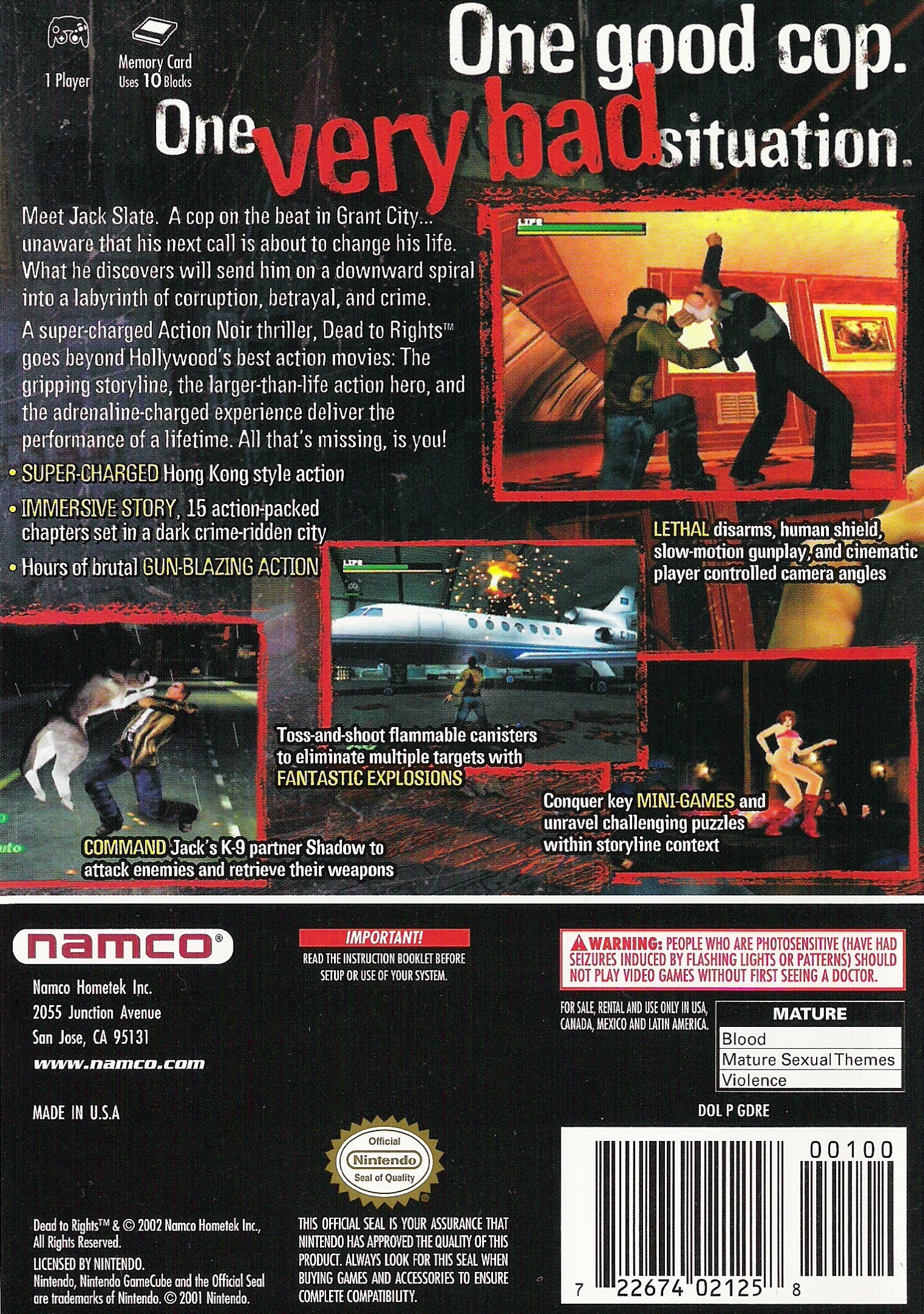 Dead to Rights - GameCube - Image 2