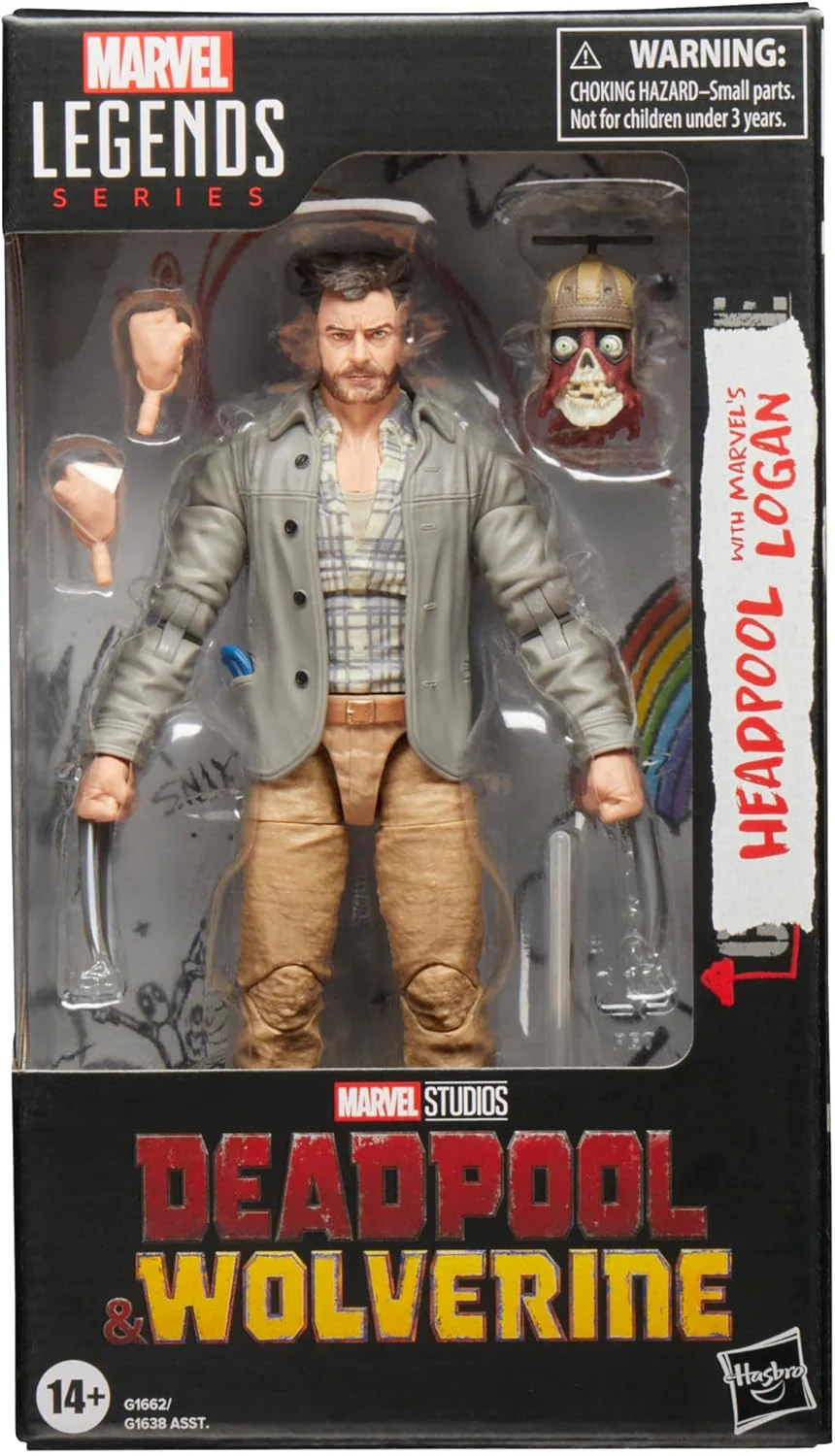 Marvel Legends Deadpool & Wolverine Headpool with Logan 6" Action Figure