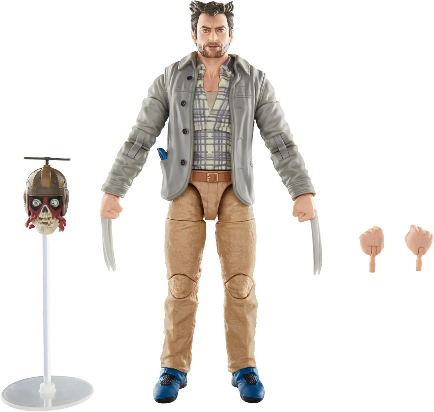Marvel Legends Deadpool & Wolverine Headpool with Logan 6" Action Figure - Image 7