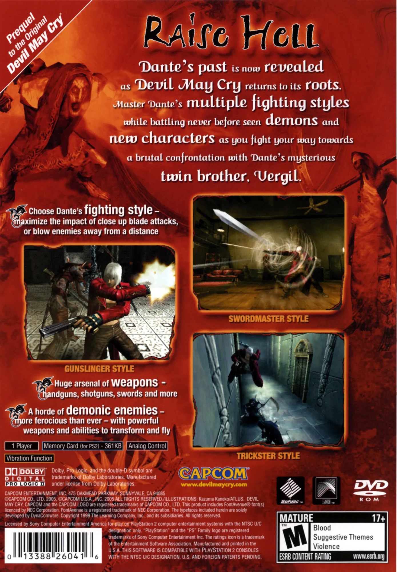 Devil May Cry 3: Dante's Awakening Special Edition - PlayStation 2 - Image 2