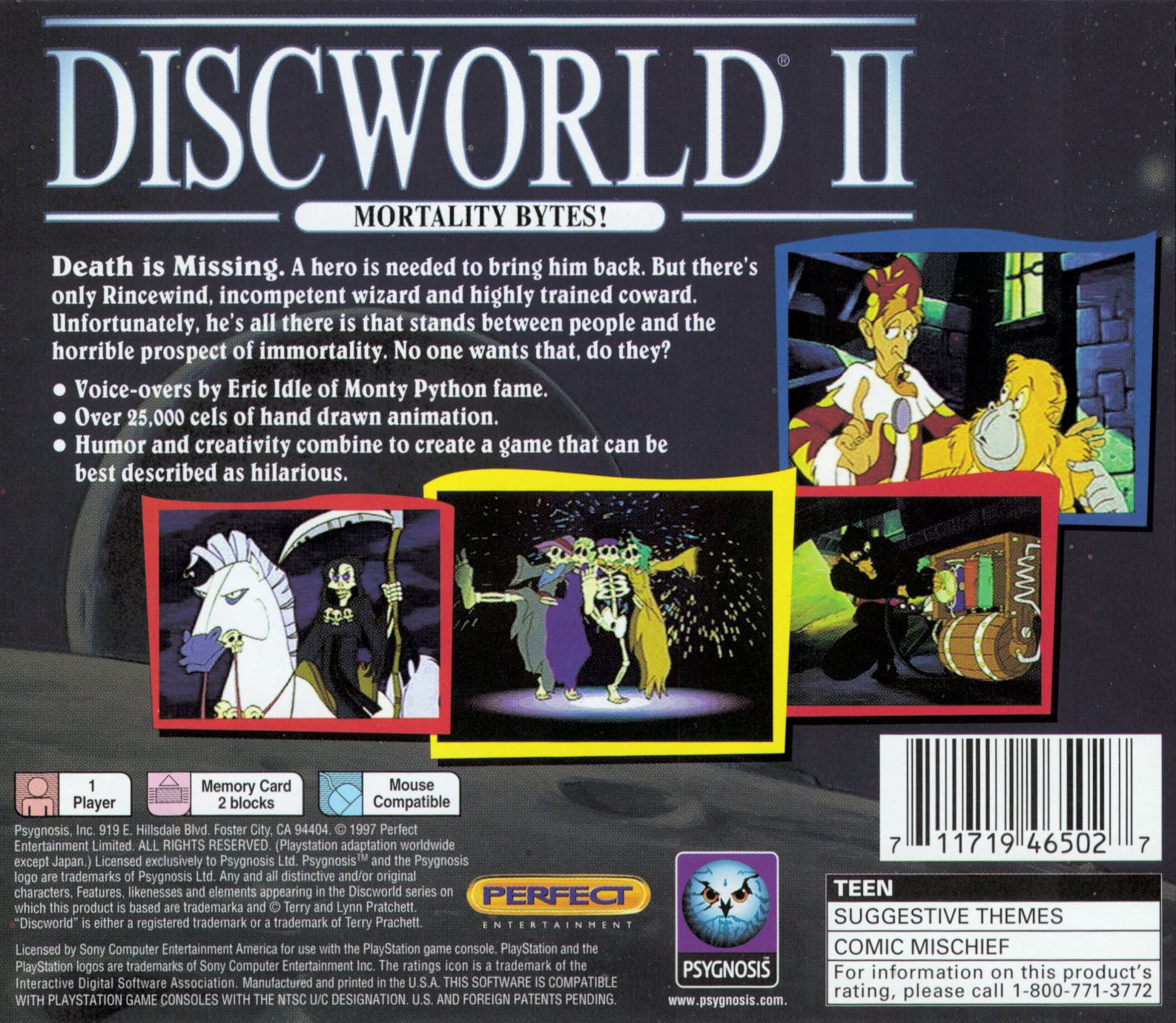 DiscWorld II: Mortality Bytes - PlayStation - Image 2
