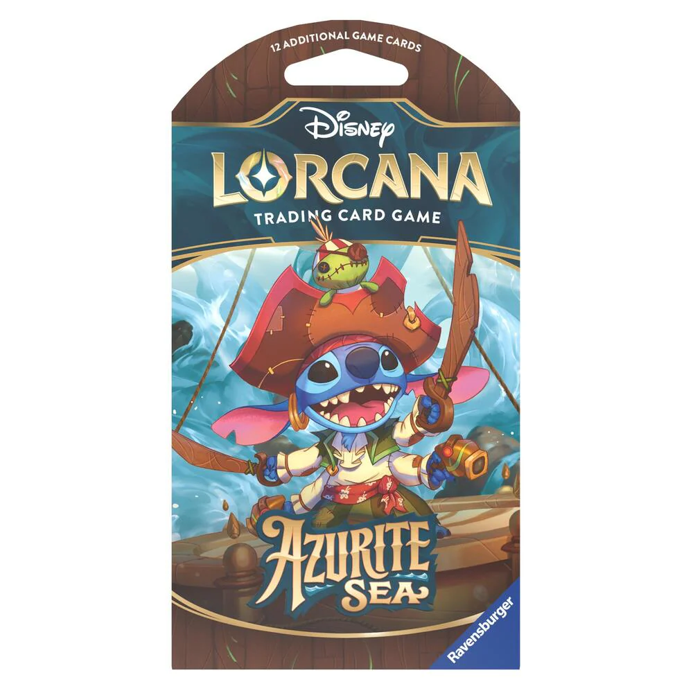 Disney Lorcana TCG: Azurite Sea Sleeved Booster Pack