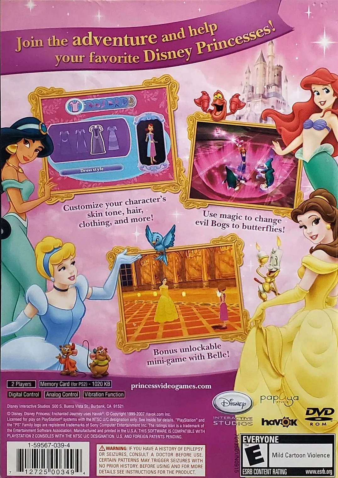 Disney Princess Enchanted Journey - PlayStation 2 - Image 2