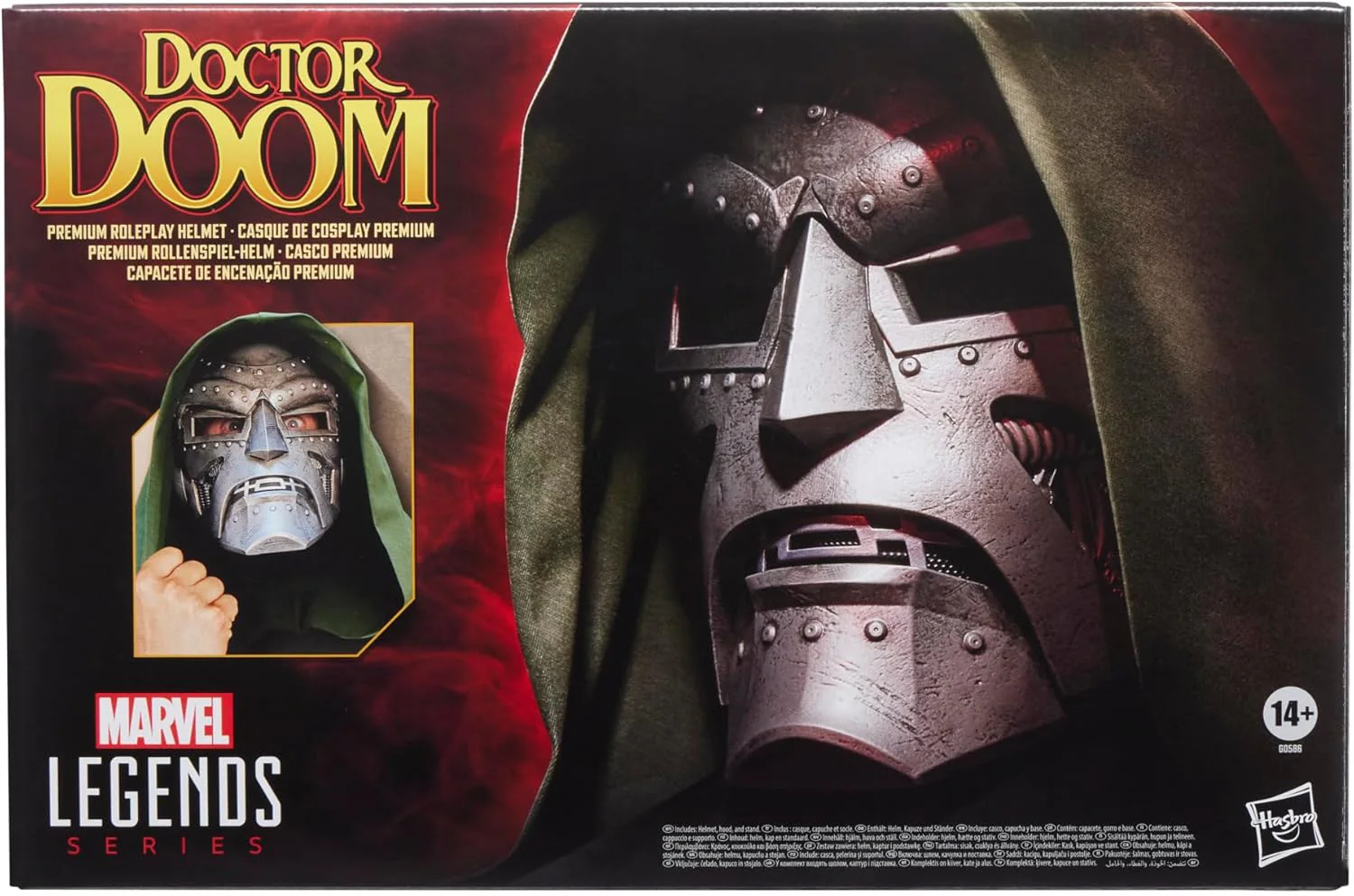 Marvel Legends Fantastic Four Doctor Doom Premium Roleplay Helmet Prop Replica - Image 2