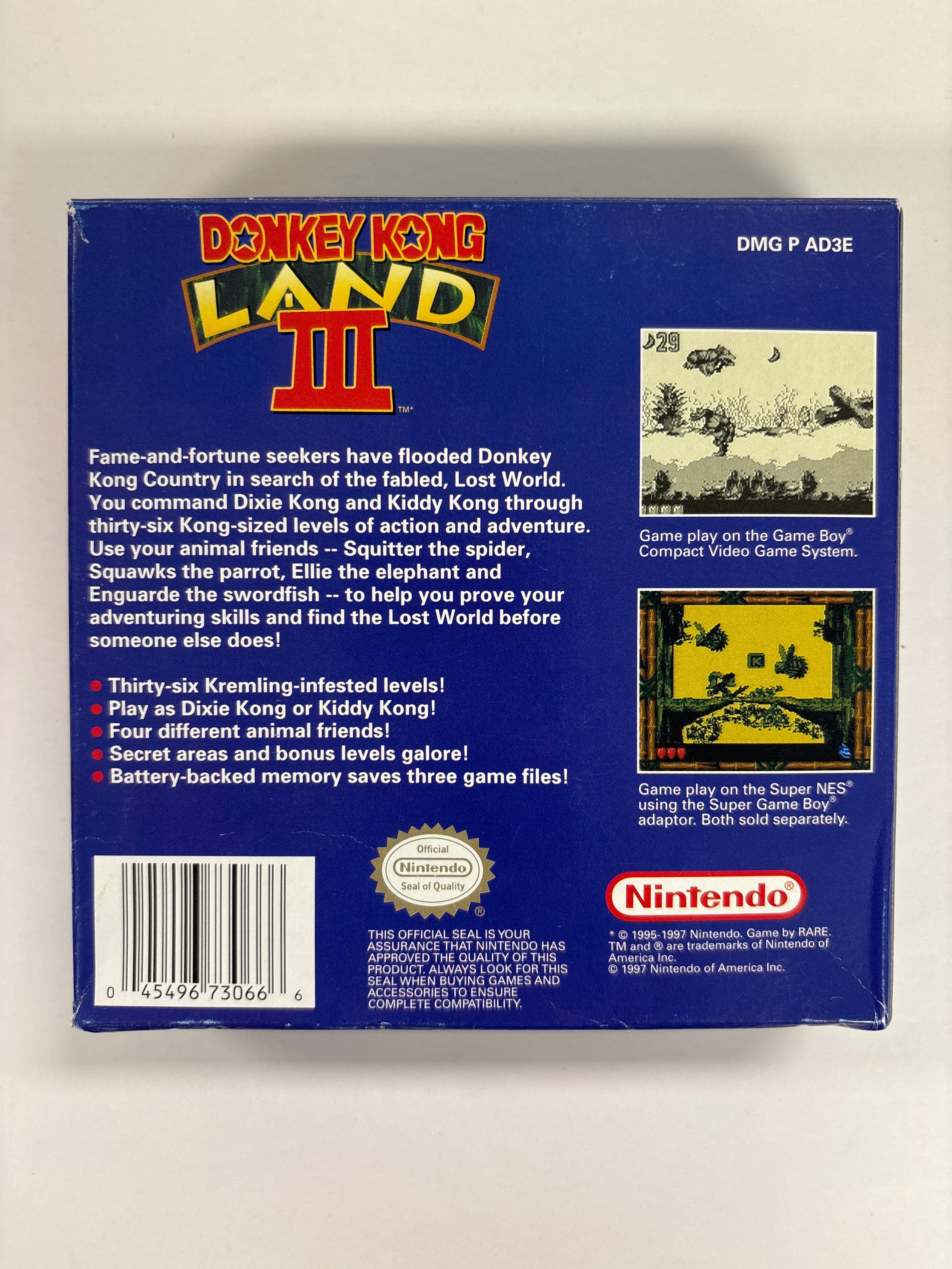Donkey Kong Land III - Game Boy Box & Manuals Only No Game - Image 3