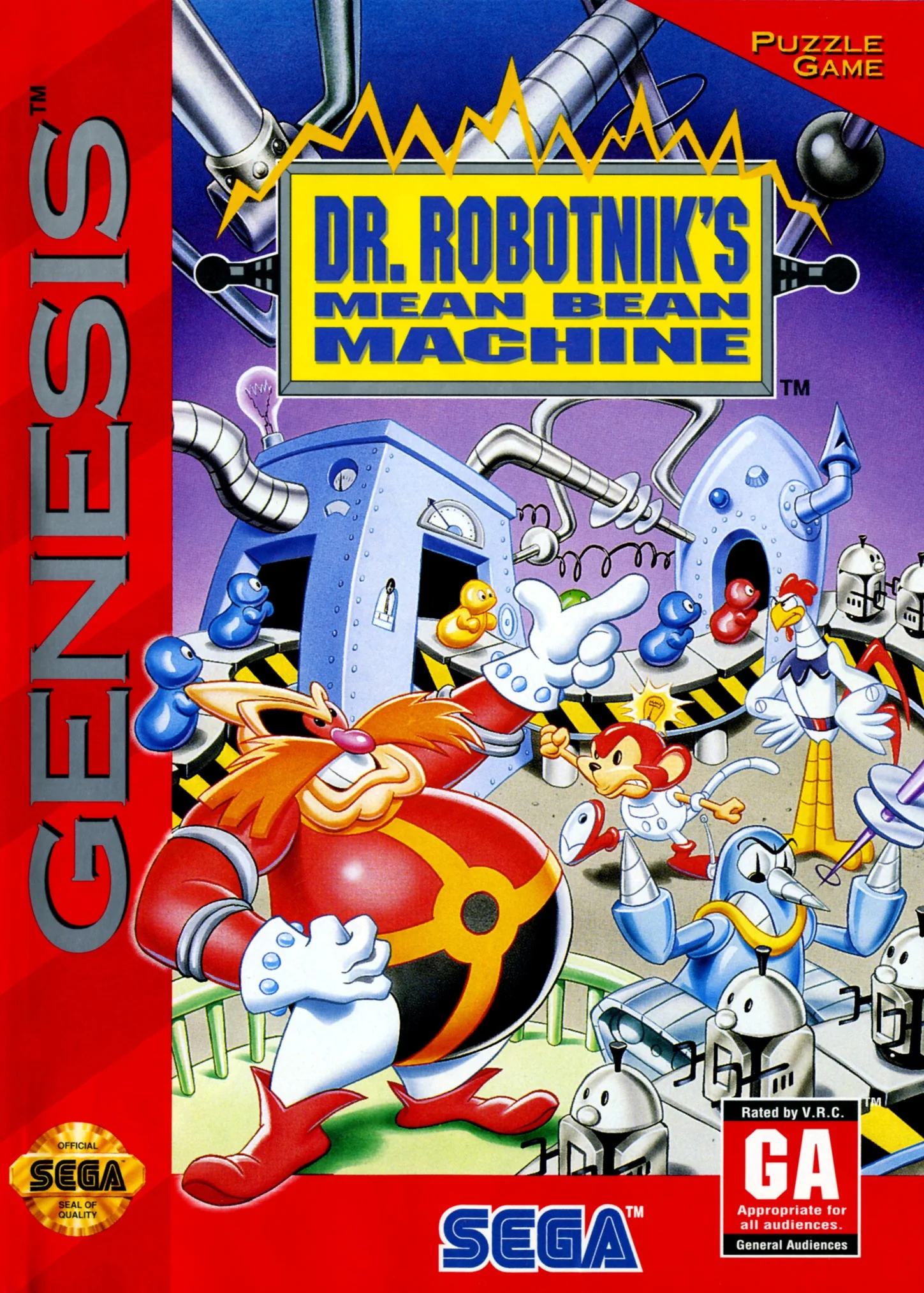 Dr Robotnik's Mean Bean Machine - Sega Genesis