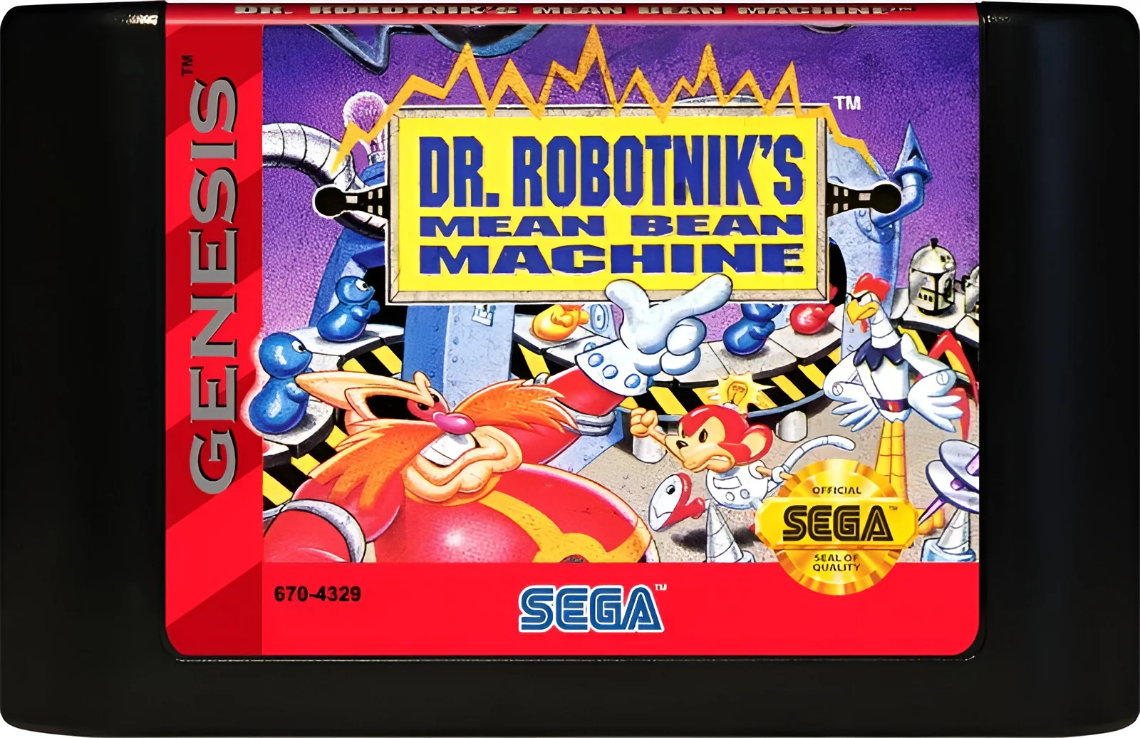 Dr Robotnik's Mean Bean Machine - Sega Genesis - Image 3