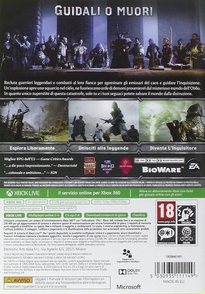 Dragon Age Inquisition - Xbox 360 [New Condition] - Image 2