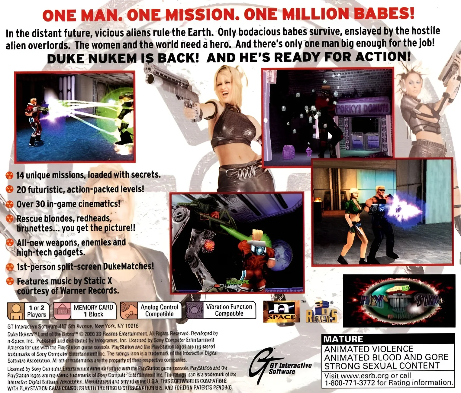 Duke Nukem Land of the Babes - PlayStation - Image 2