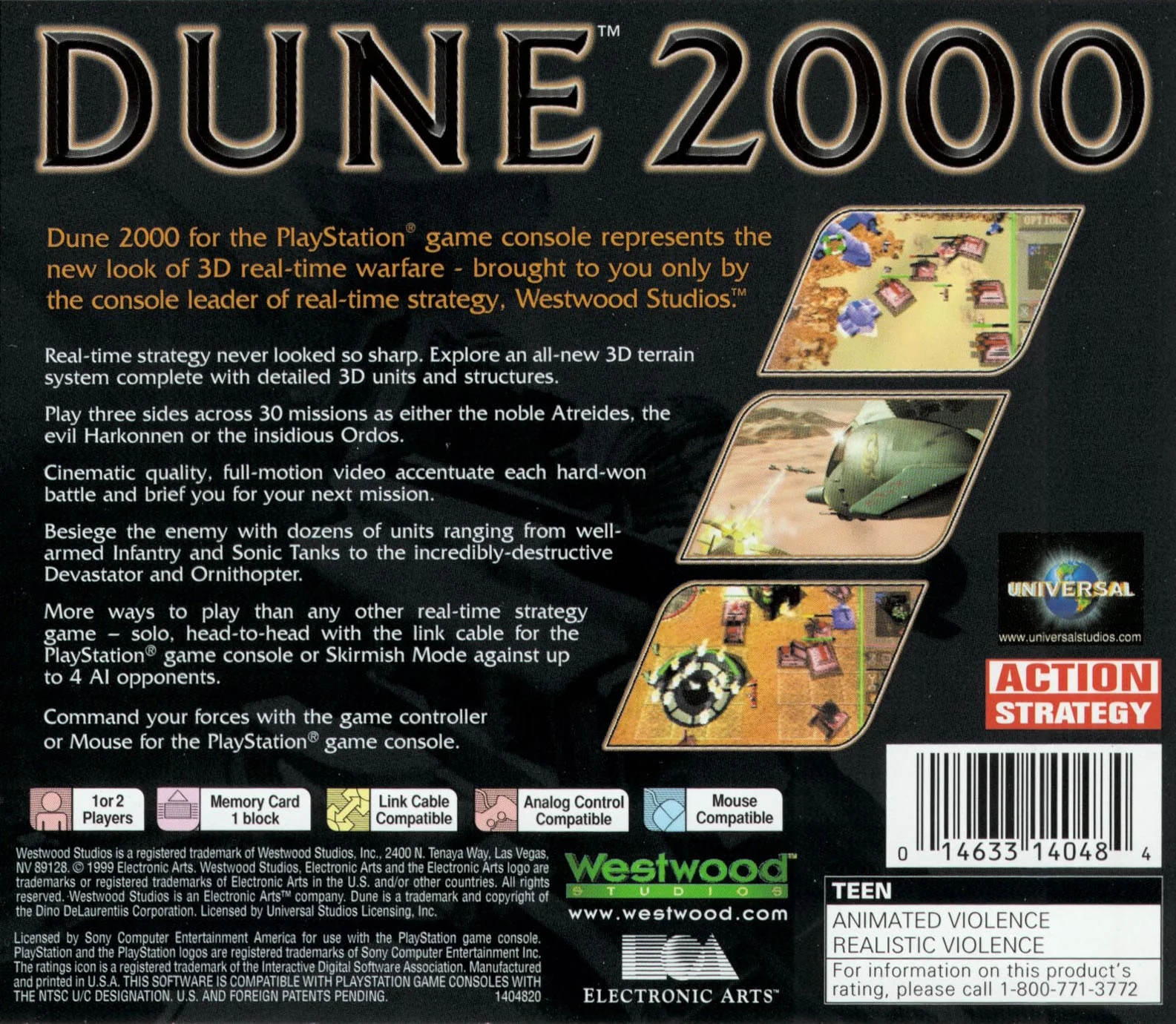 Dune 2000 - PlayStation - Image 2