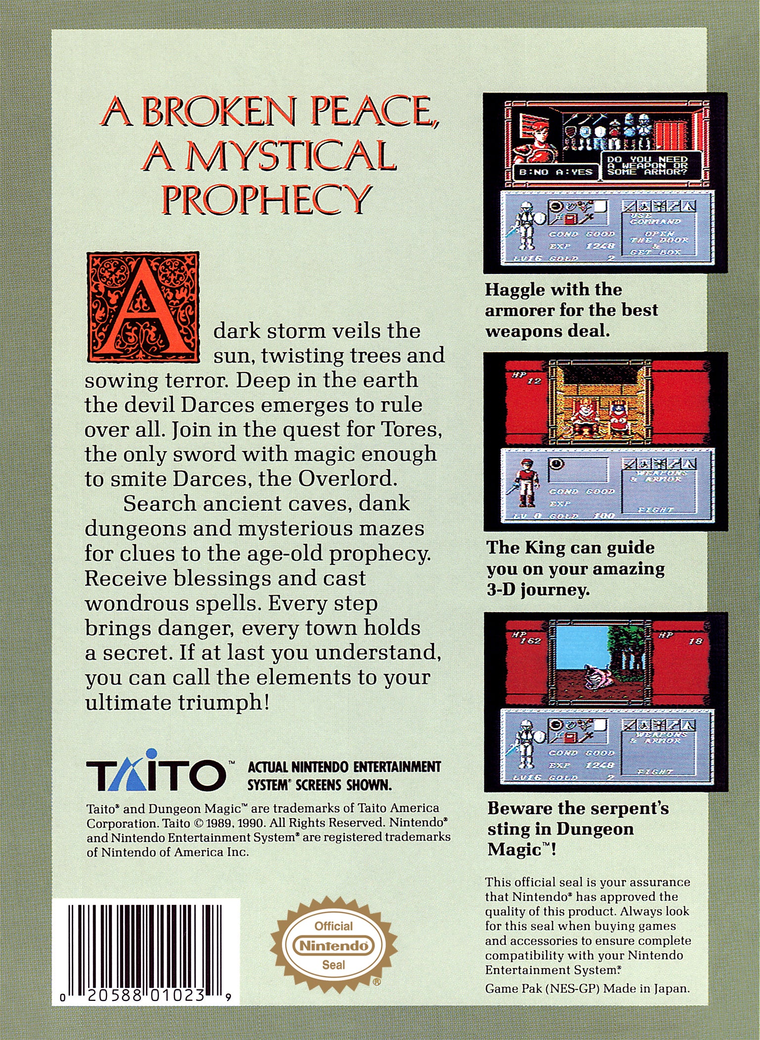 Dungeon Magic - NES - Image 2