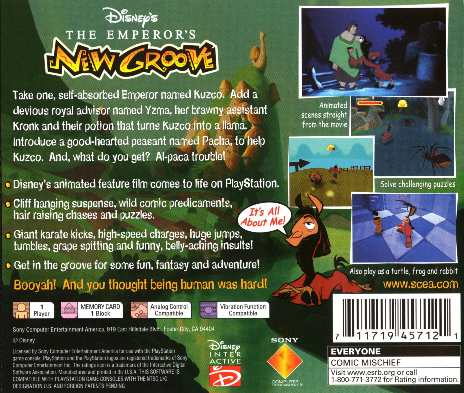 Emperor's New Groove - PlayStation - Image 2