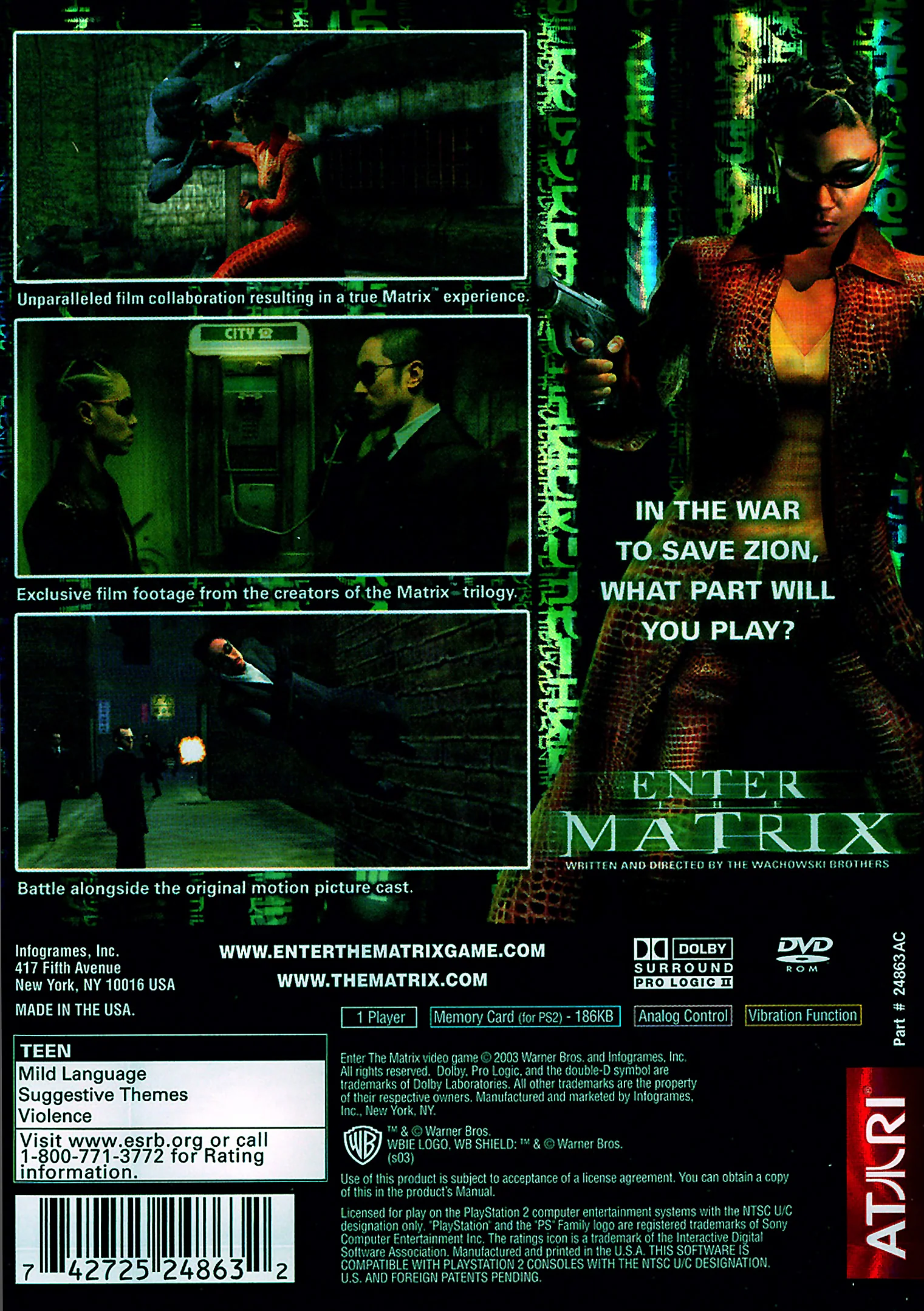 Enter the Matrix - PlayStation 2 - Image 2