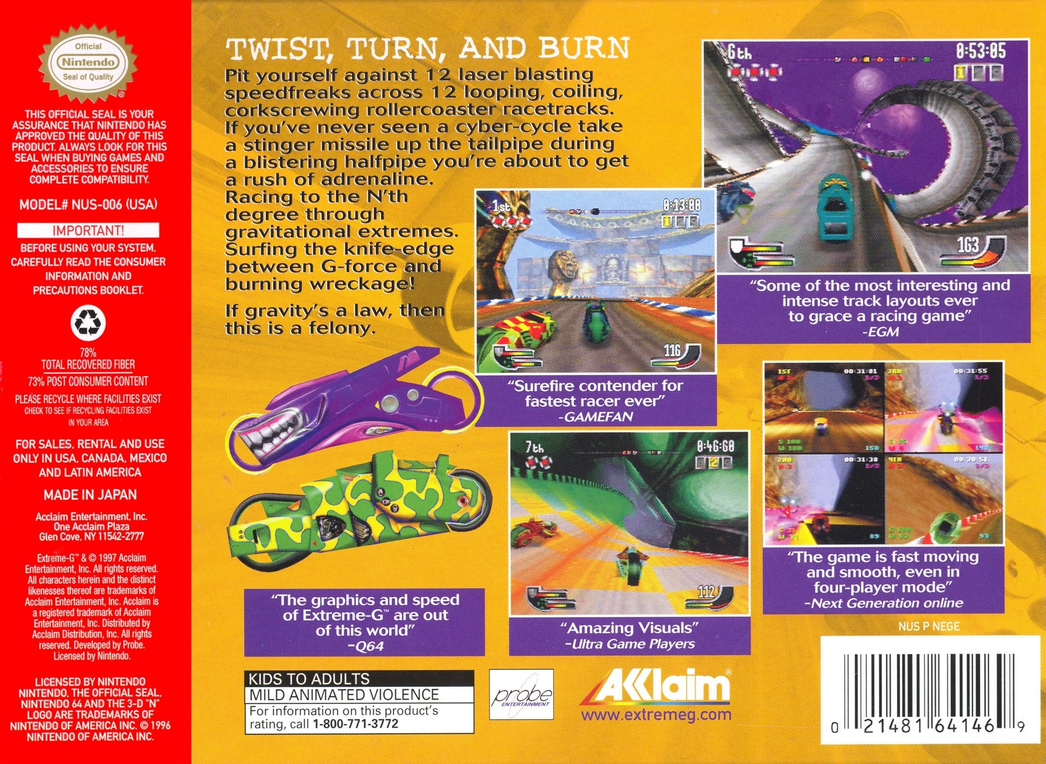 Extreme G - Nintendo 64 - Image 2