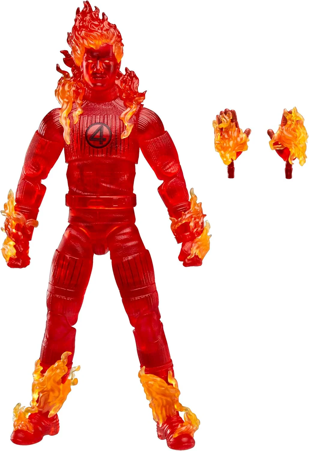 Marvel Legends The Fantastic Four: First Steps Human Torch 6" Action Figure - Image 4