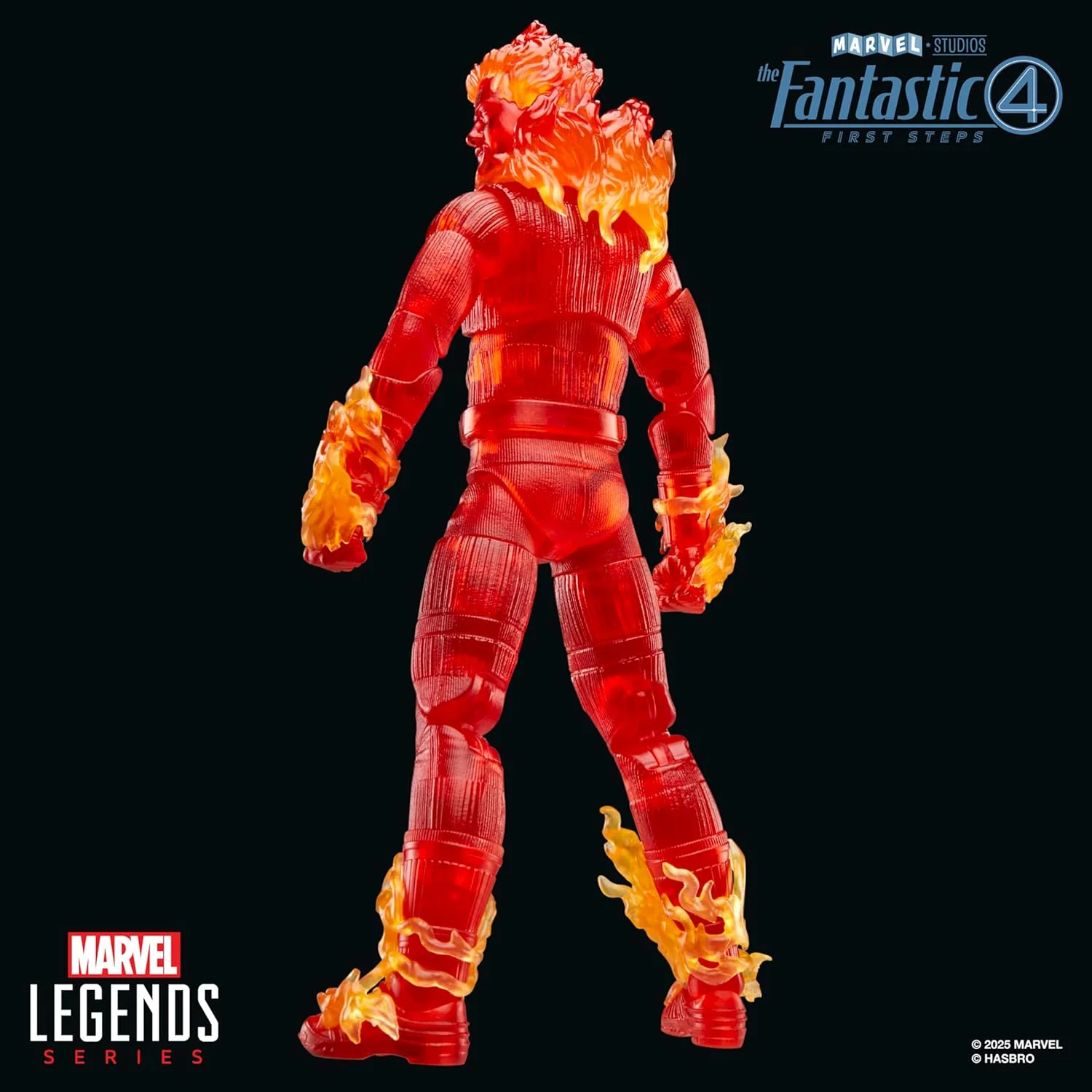 Marvel Legends The Fantastic Four: First Steps Human Torch 6" Action Figure - Image 7