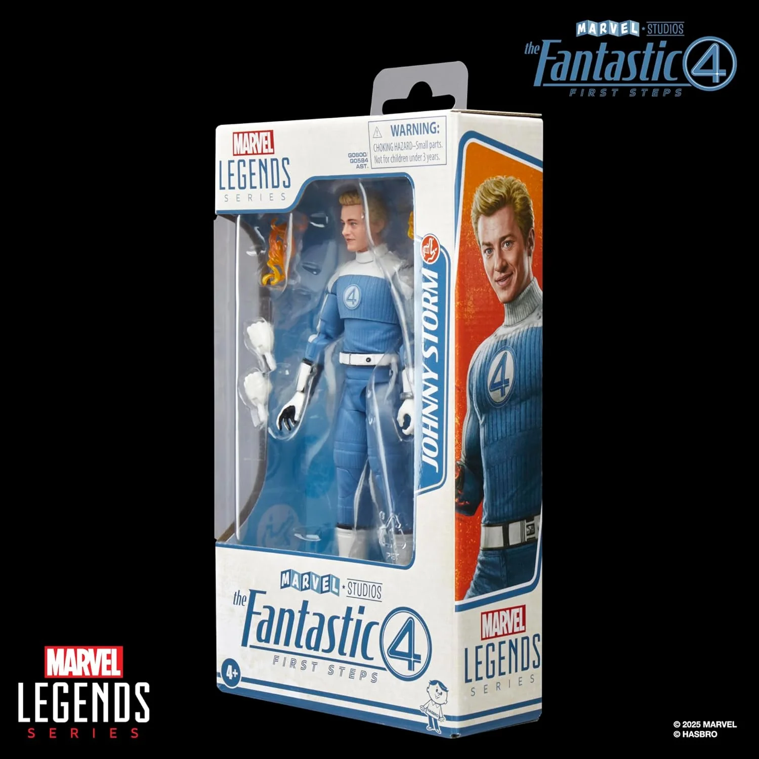Marvel Legends The Fantastic Four: First Steps Johnny Storm 6" Action Figure - Image 2