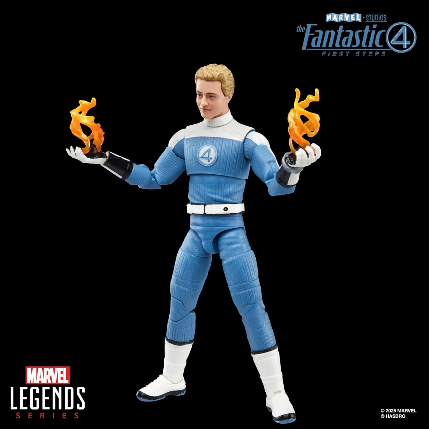 Marvel Legends The Fantastic Four: First Steps Johnny Storm 6" Action Figure - Image 8